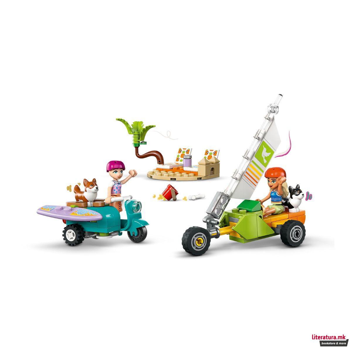 LEGO коцки, Friends, Surfing Dogs and Scooter Adventure 