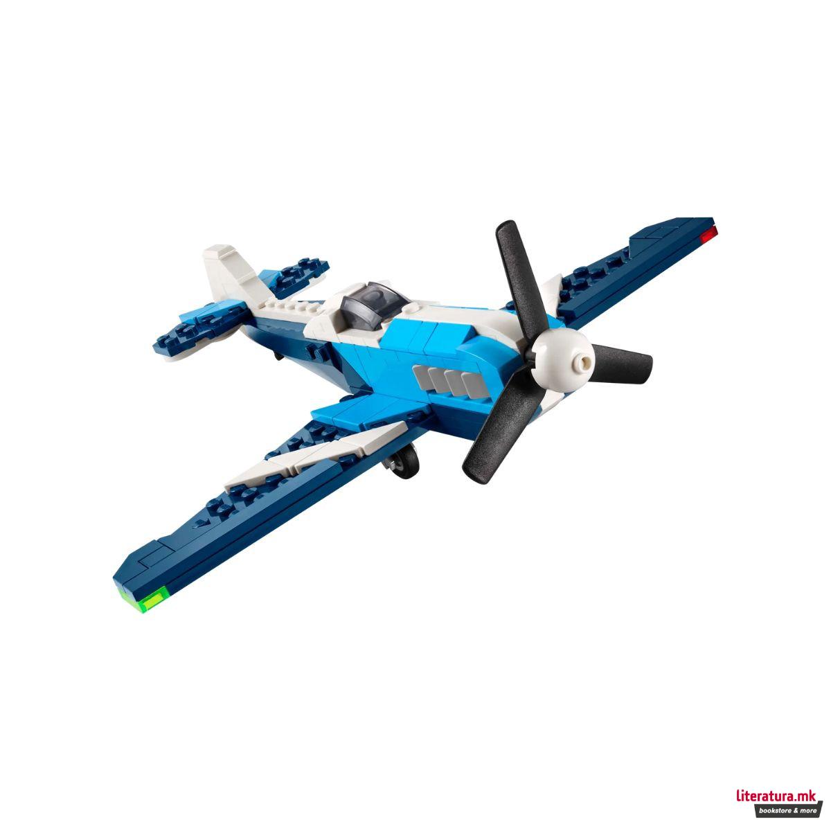 LEGO коцки, Creator 3-in-1, Aircraft: Race Plane 