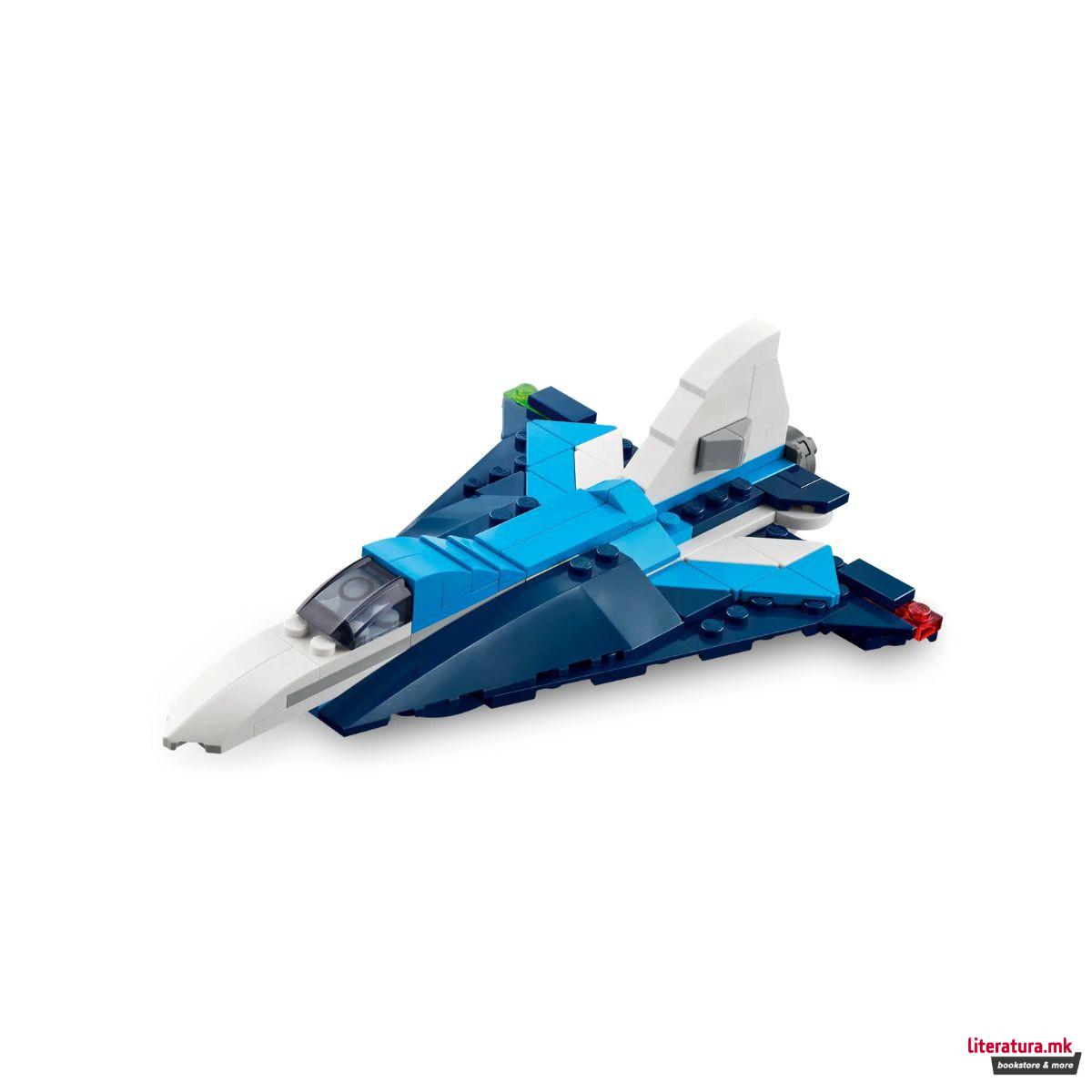 LEGO коцки, Creator 3-in-1, Aircraft: Race Plane 