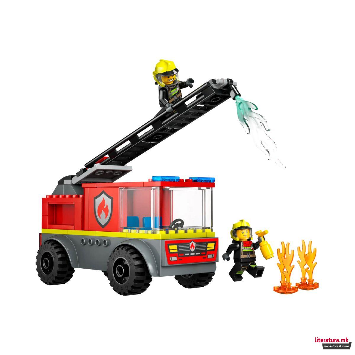 LEGO коцки, City, Fire Ladder Truck 