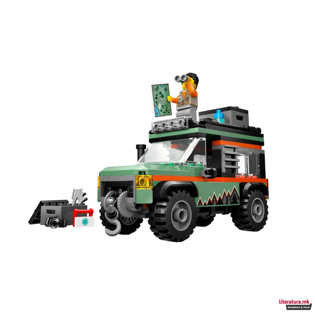 LEGO коцки, City, Off-Road 4x4 Mountain Truck 