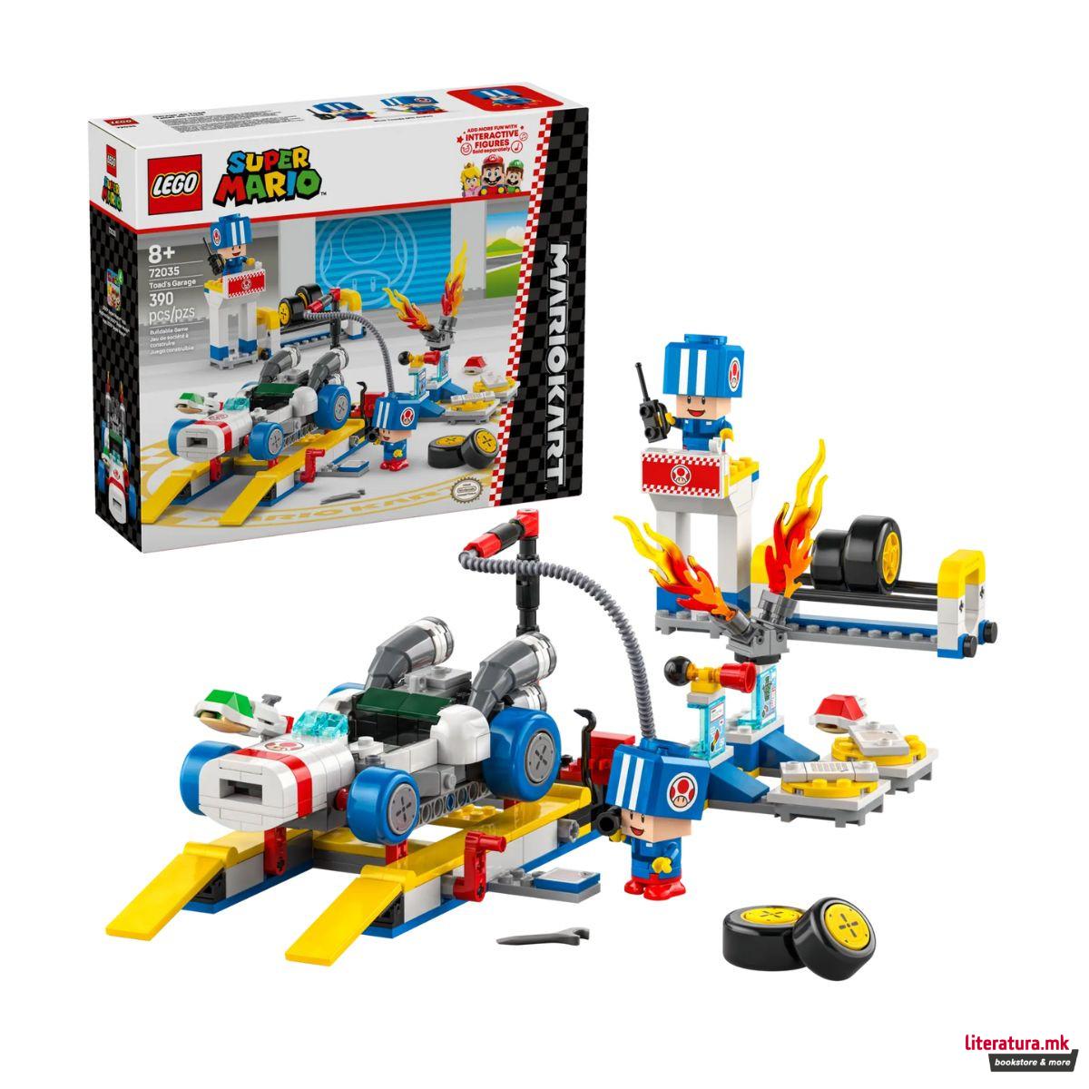 LEGO коцки, Super Mario, Mario Kart™ – Toad's Garage 