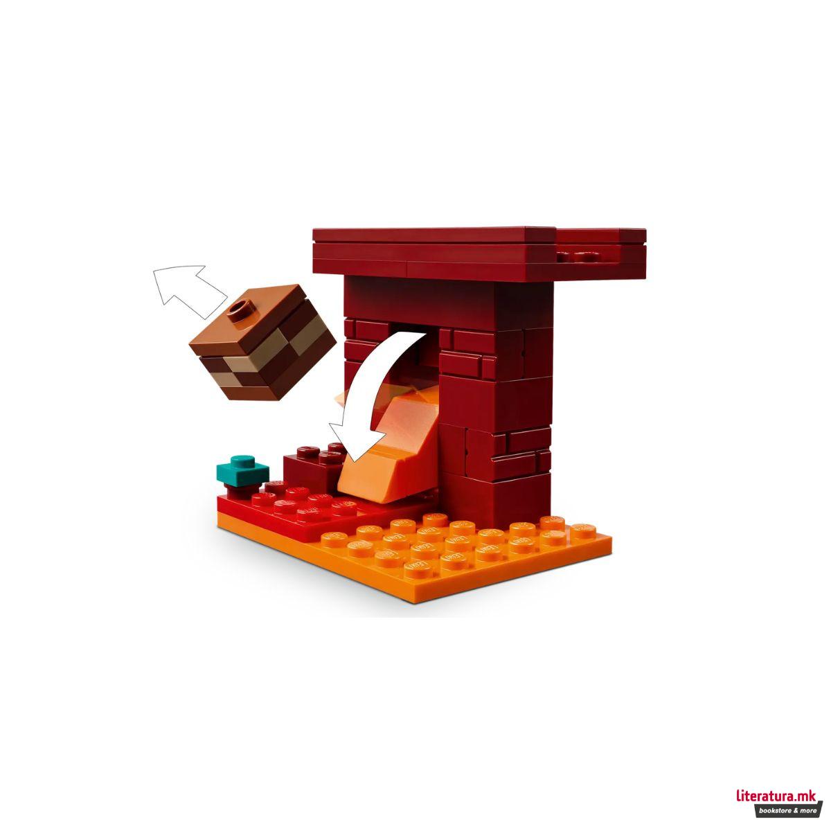 LEGO коцки, Minecraft, The Nether Lava Battle 