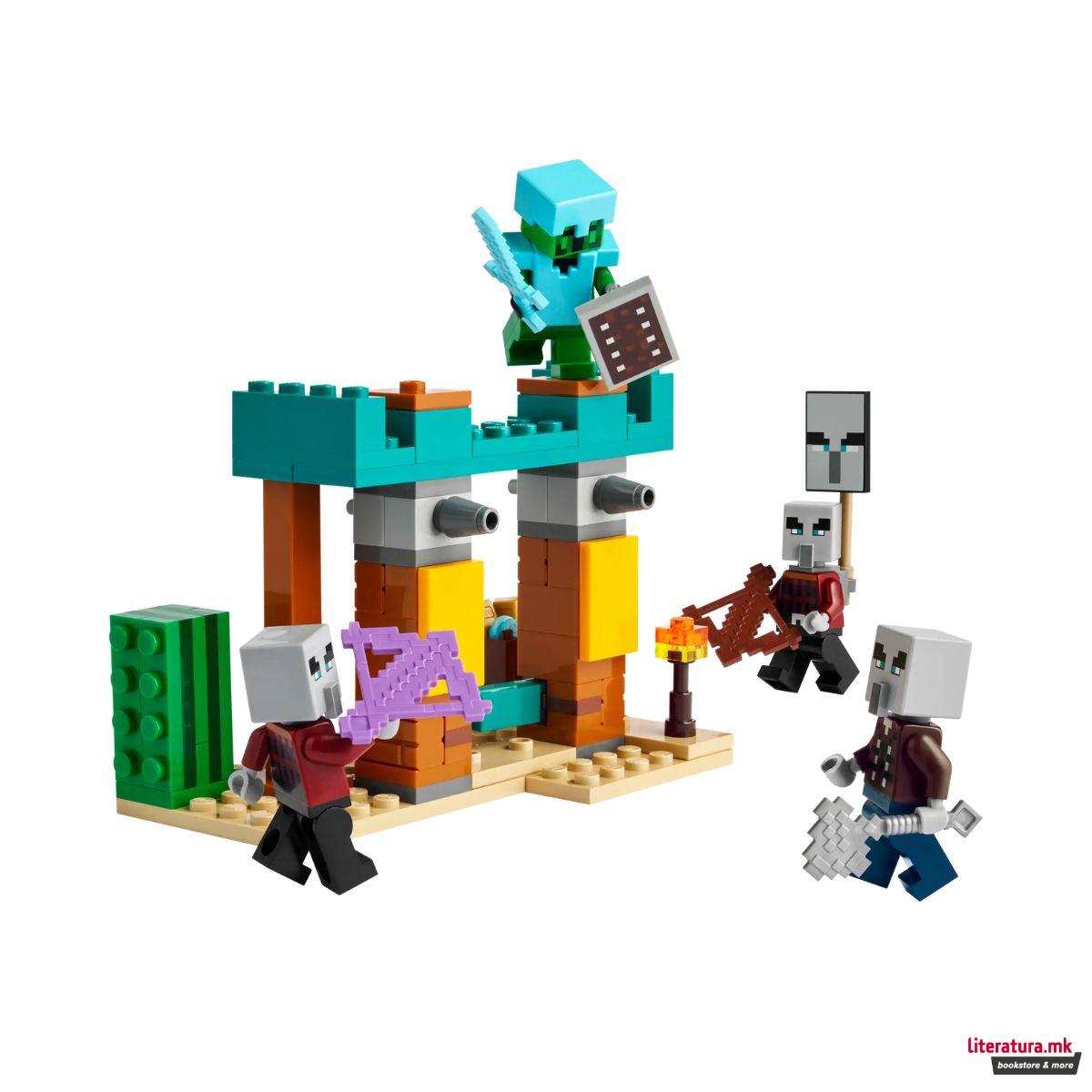 LEGO коцки, Minecraft, The Illager Desert Patrol 