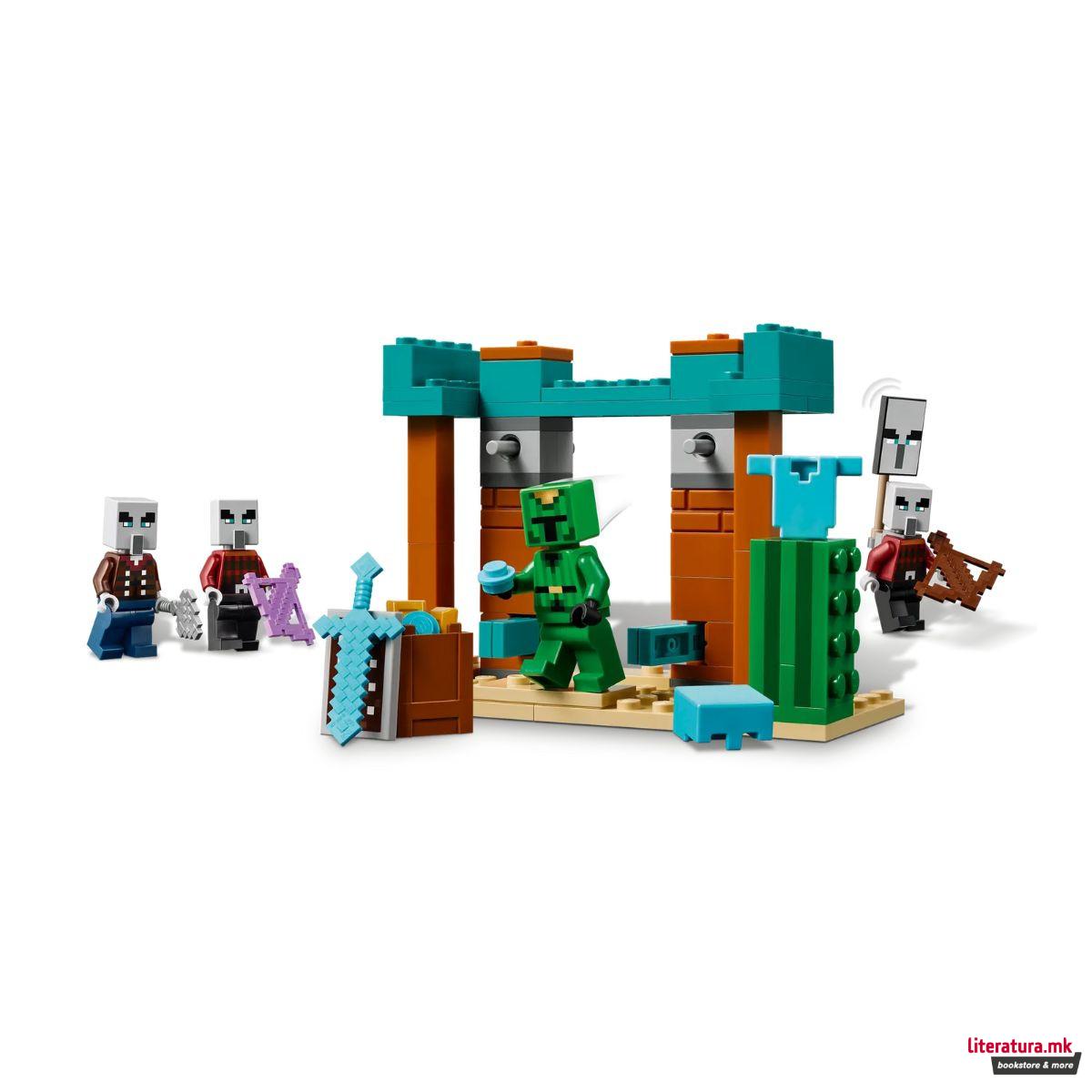 LEGO коцки, Minecraft, The Illager Desert Patrol 