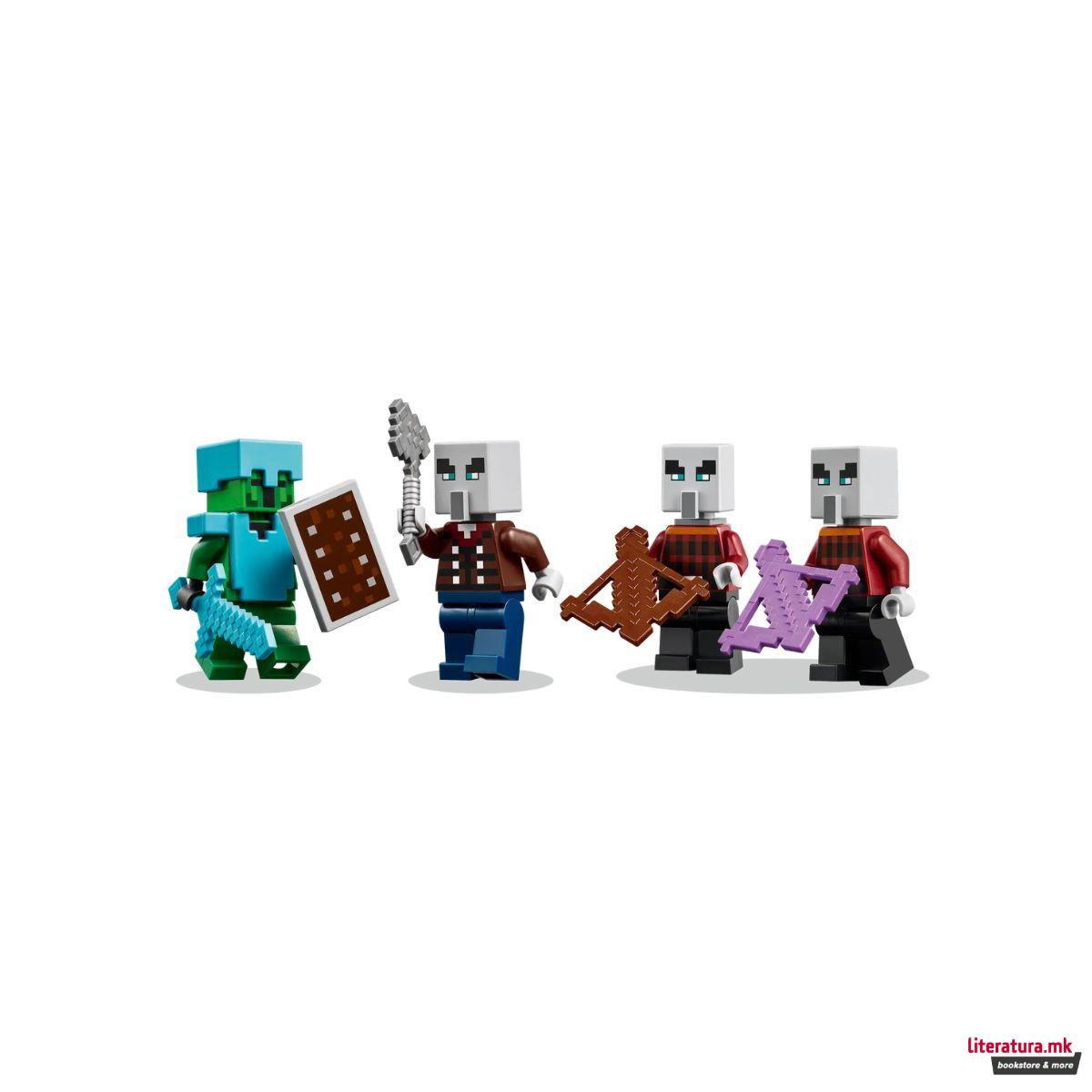 LEGO коцки, Minecraft, The Illager Desert Patrol 