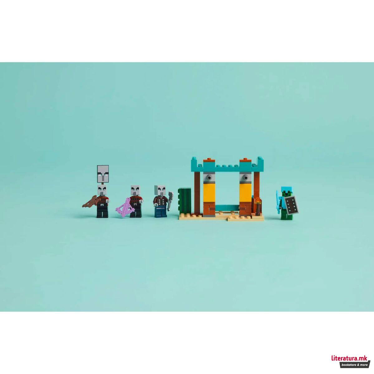 LEGO коцки, Minecraft, The Illager Desert Patrol 