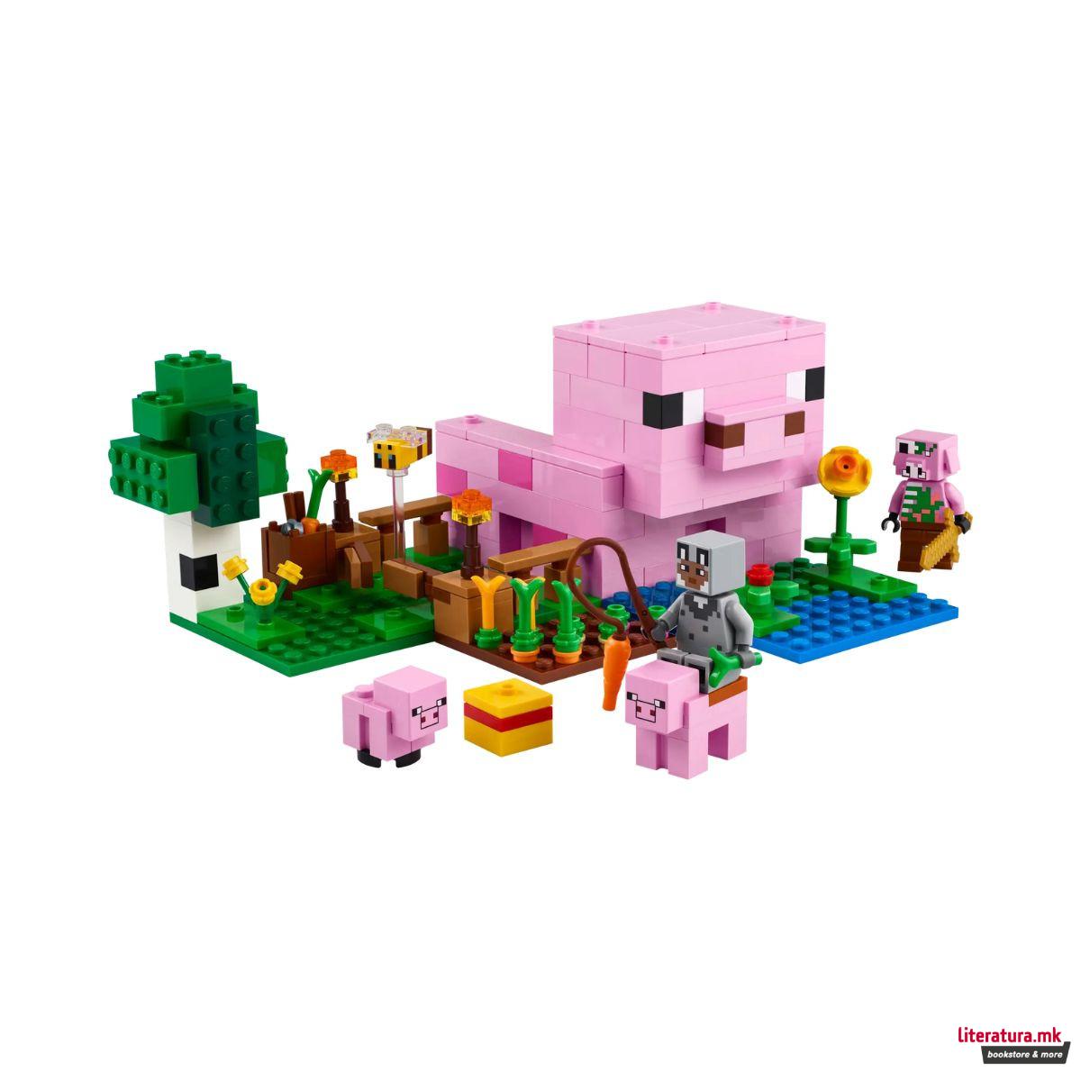 LEGO коцки, Minecraft, The Baby Pig House 