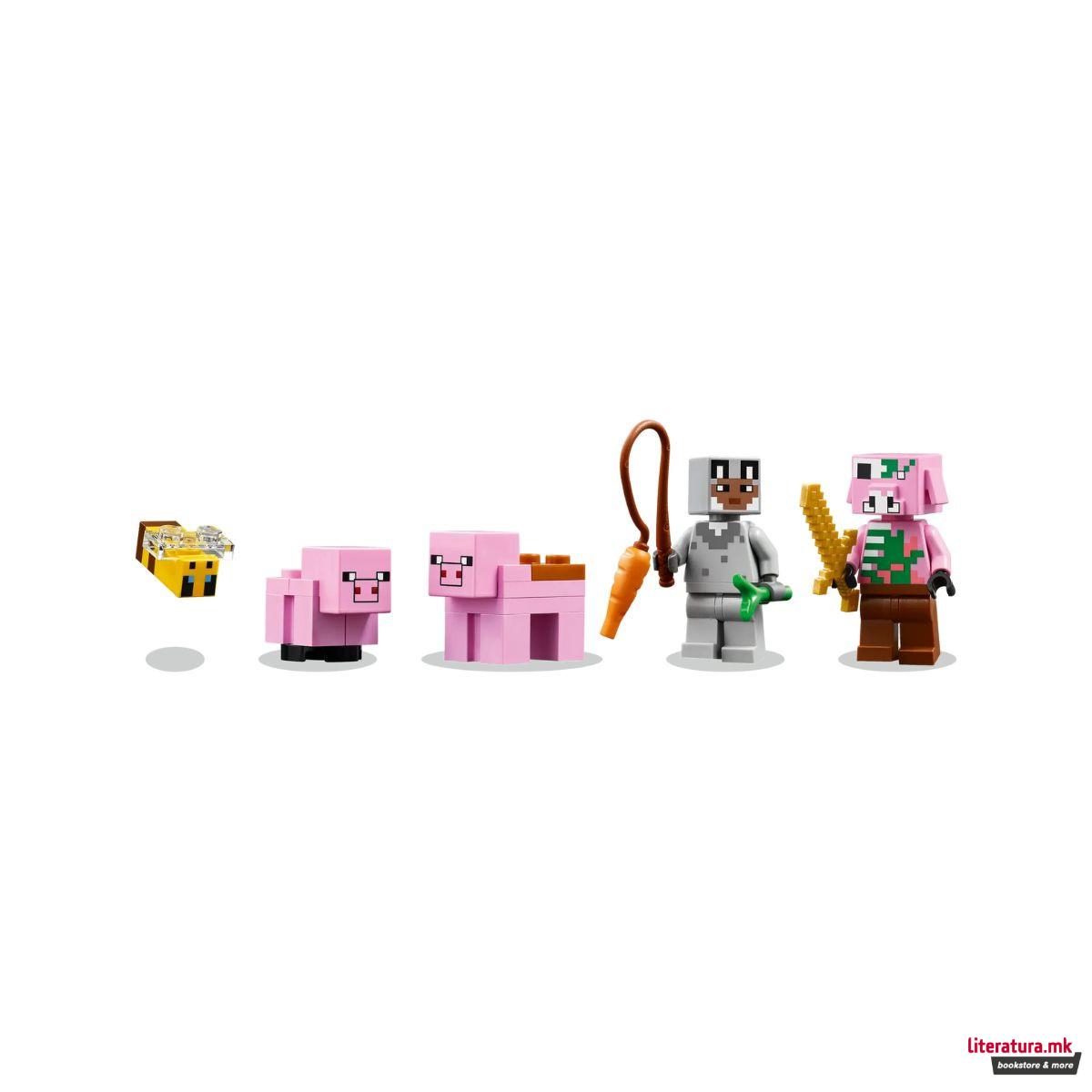 LEGO коцки, Minecraft, The Baby Pig House 