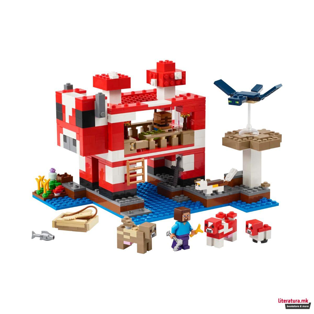 LEGO коцки, Minecraft, The Mooshroom House 