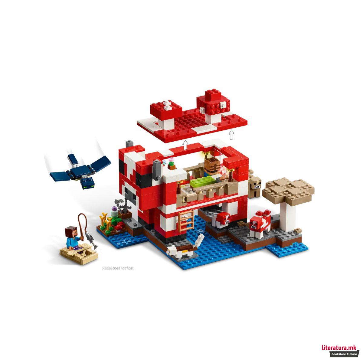 LEGO коцки, Minecraft, The Mooshroom House 