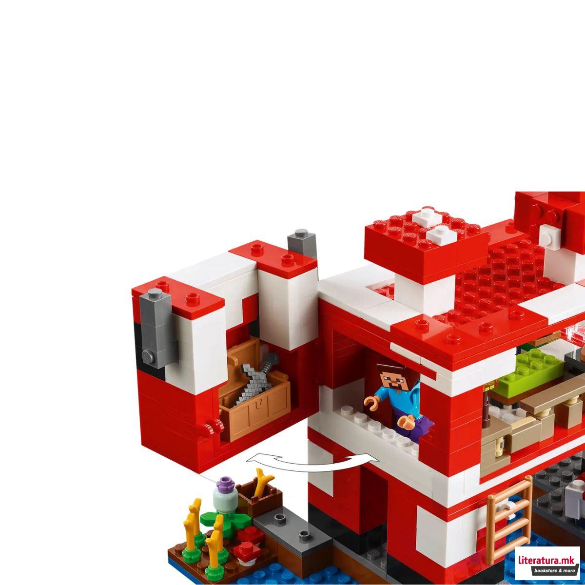 LEGO коцки, Minecraft, The Mooshroom House 
