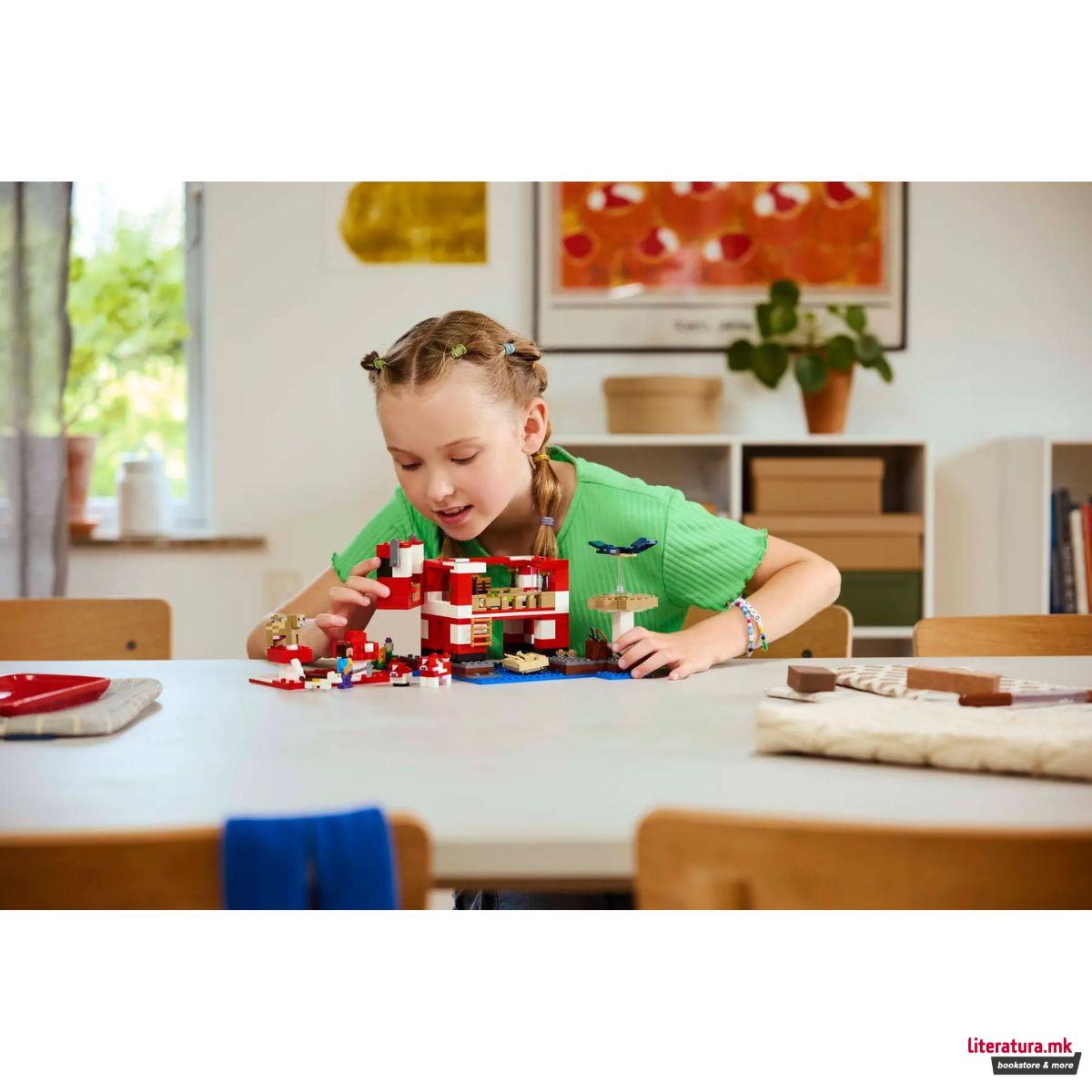 LEGO коцки, Minecraft, The Mooshroom House 