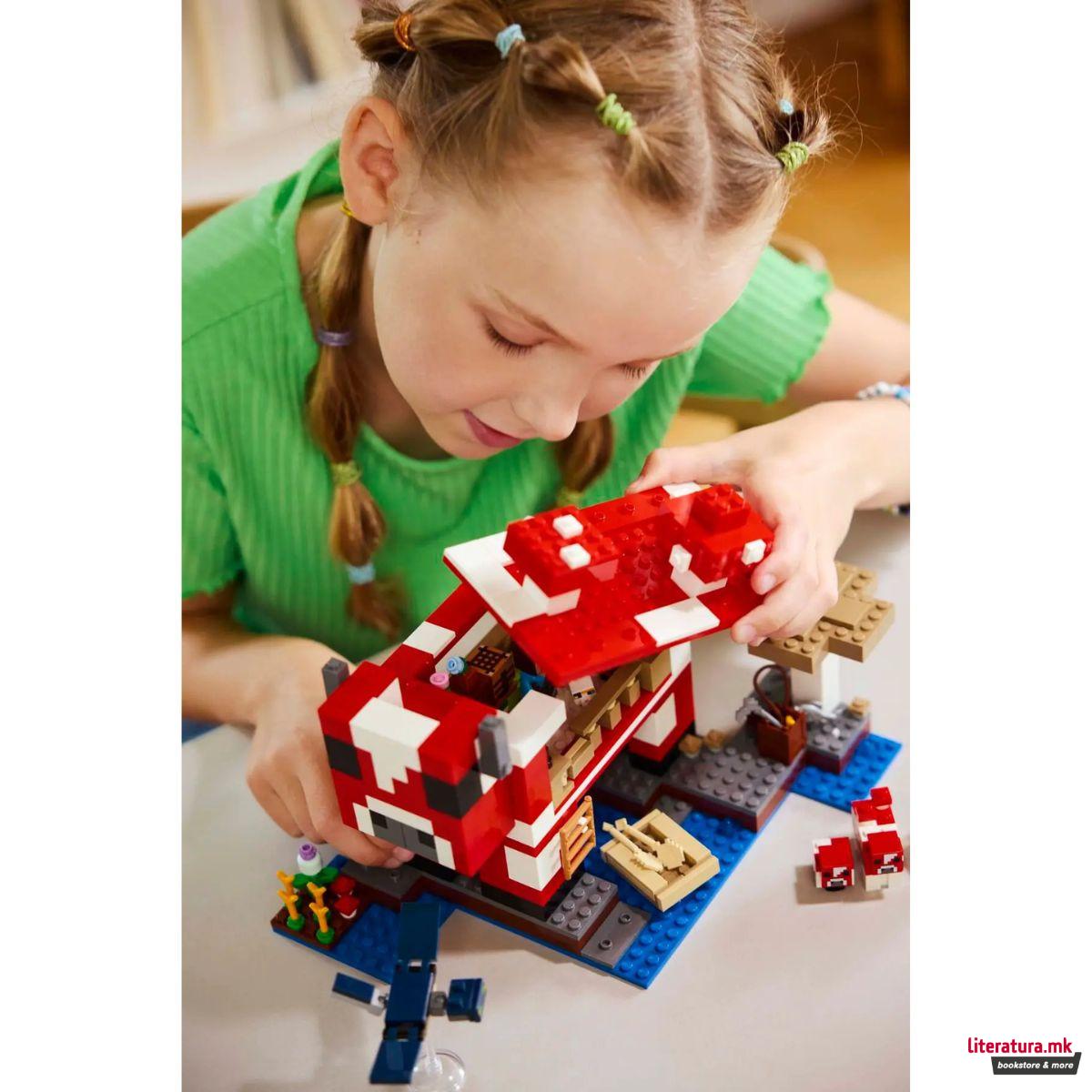 LEGO коцки, Minecraft, The Mooshroom House 