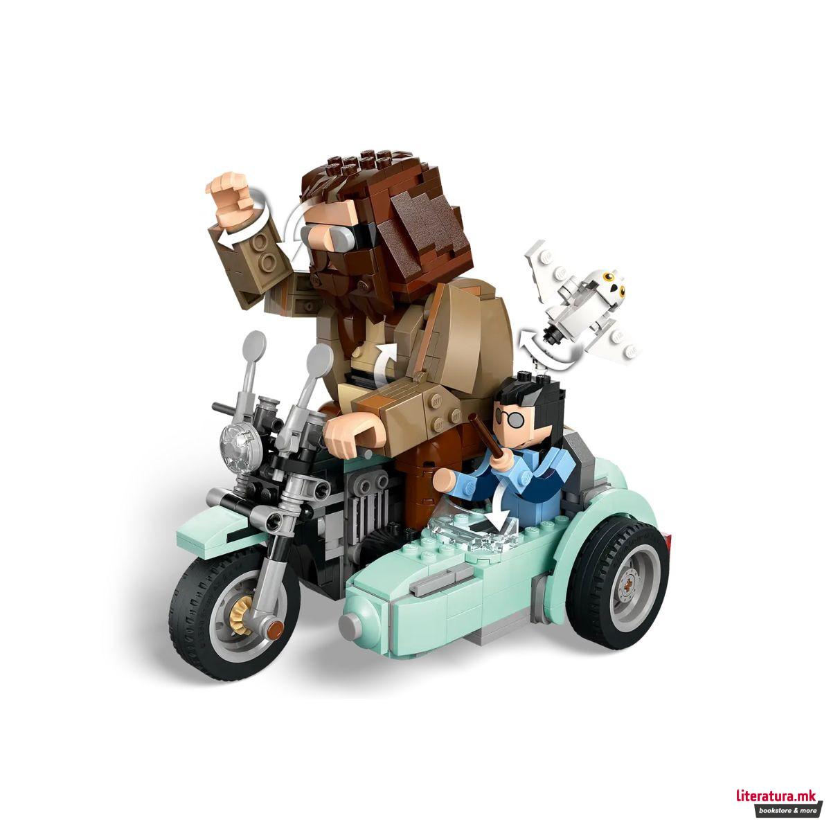 LEGO коцки, Harry Potter, Hagrid™ & Harry's Motorcycle Ride 