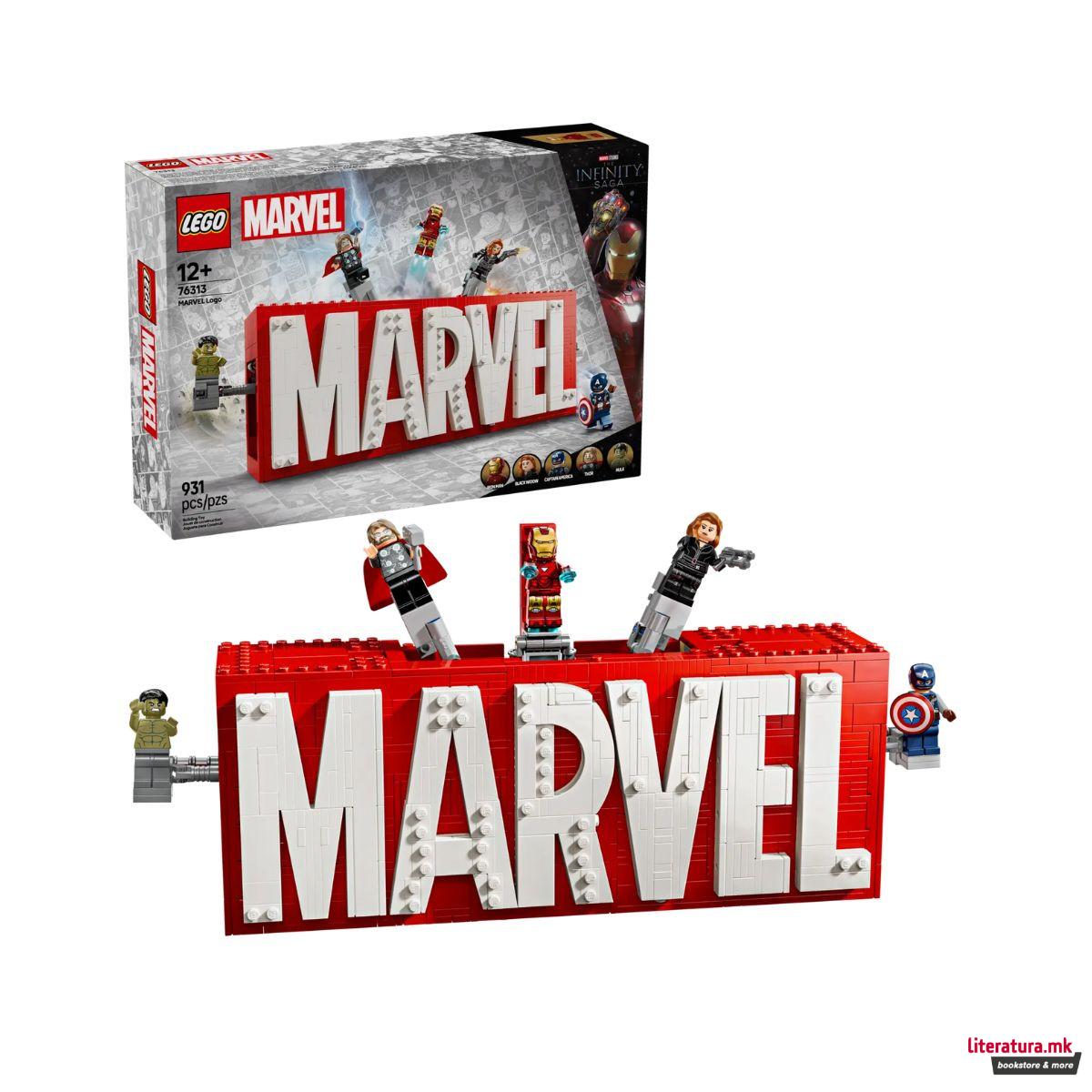 LEGO коцки, Marvel, Logo & Minifigures 