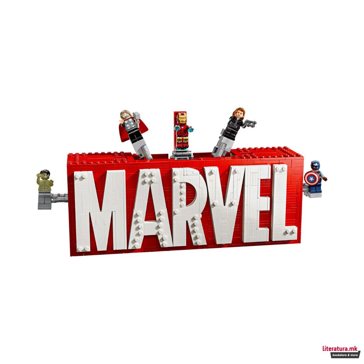 LEGO коцки, Marvel, Logo & Minifigures 