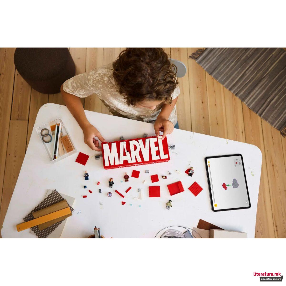 LEGO коцки, Marvel, Logo & Minifigures 