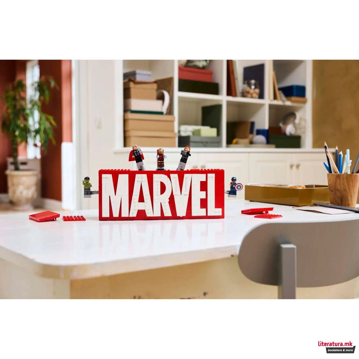 LEGO коцки, Marvel, Logo & Minifigures 