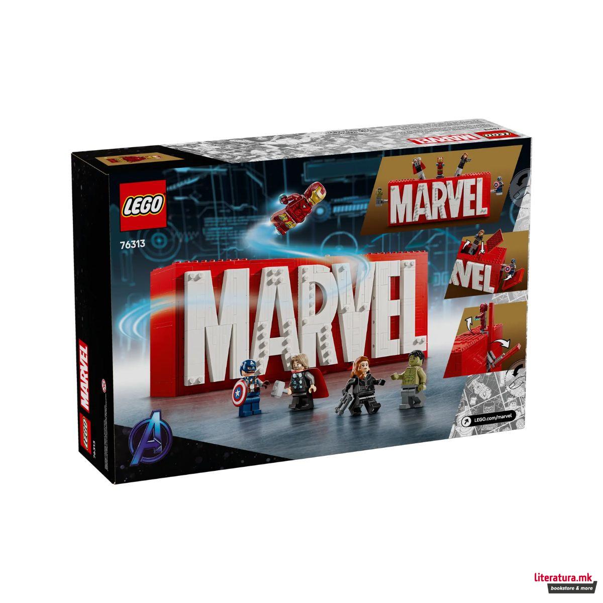 LEGO коцки, Marvel, Logo & Minifigures 