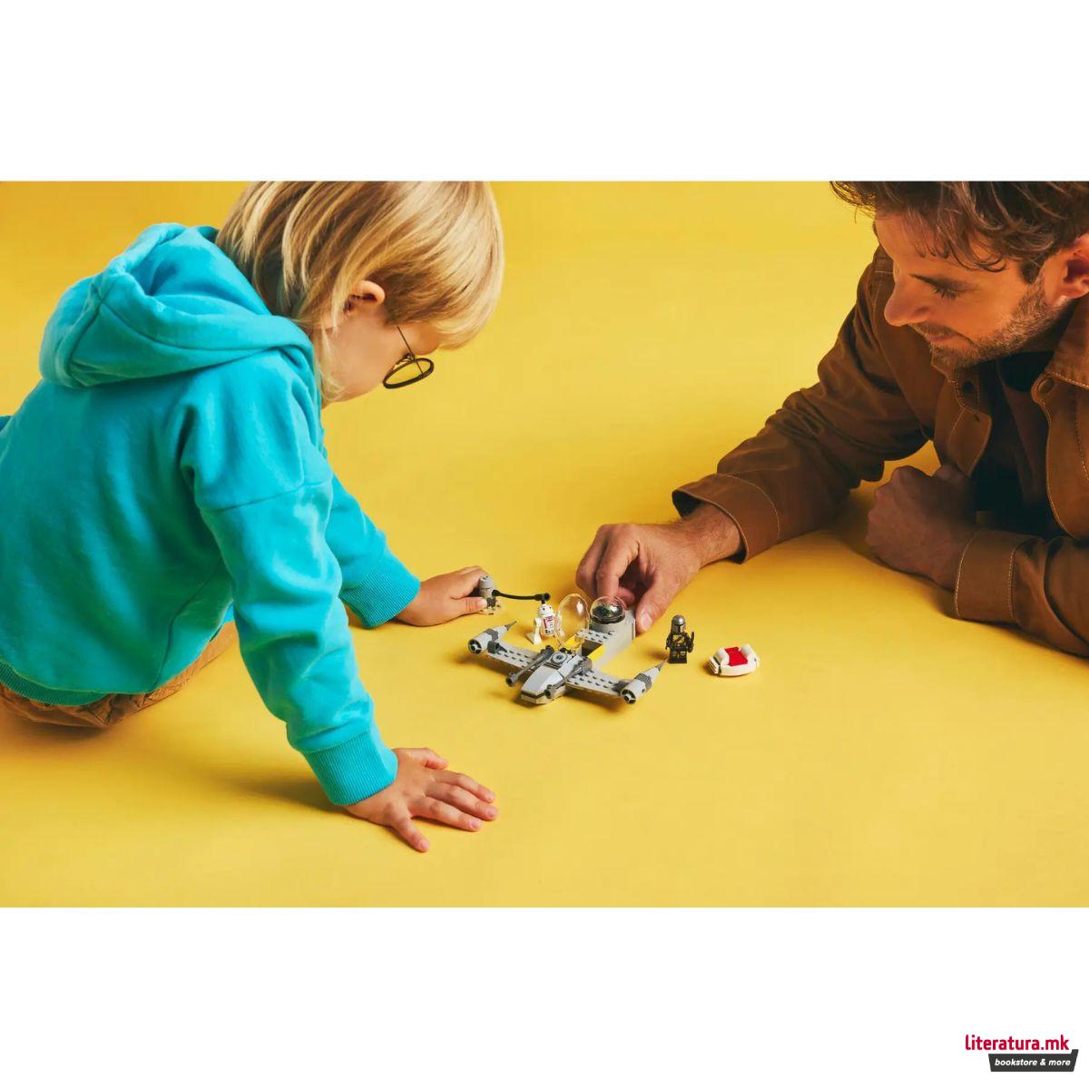 LEGO коцки, Star Wars, Mando and Grogu's N-1 Starfighter™ 