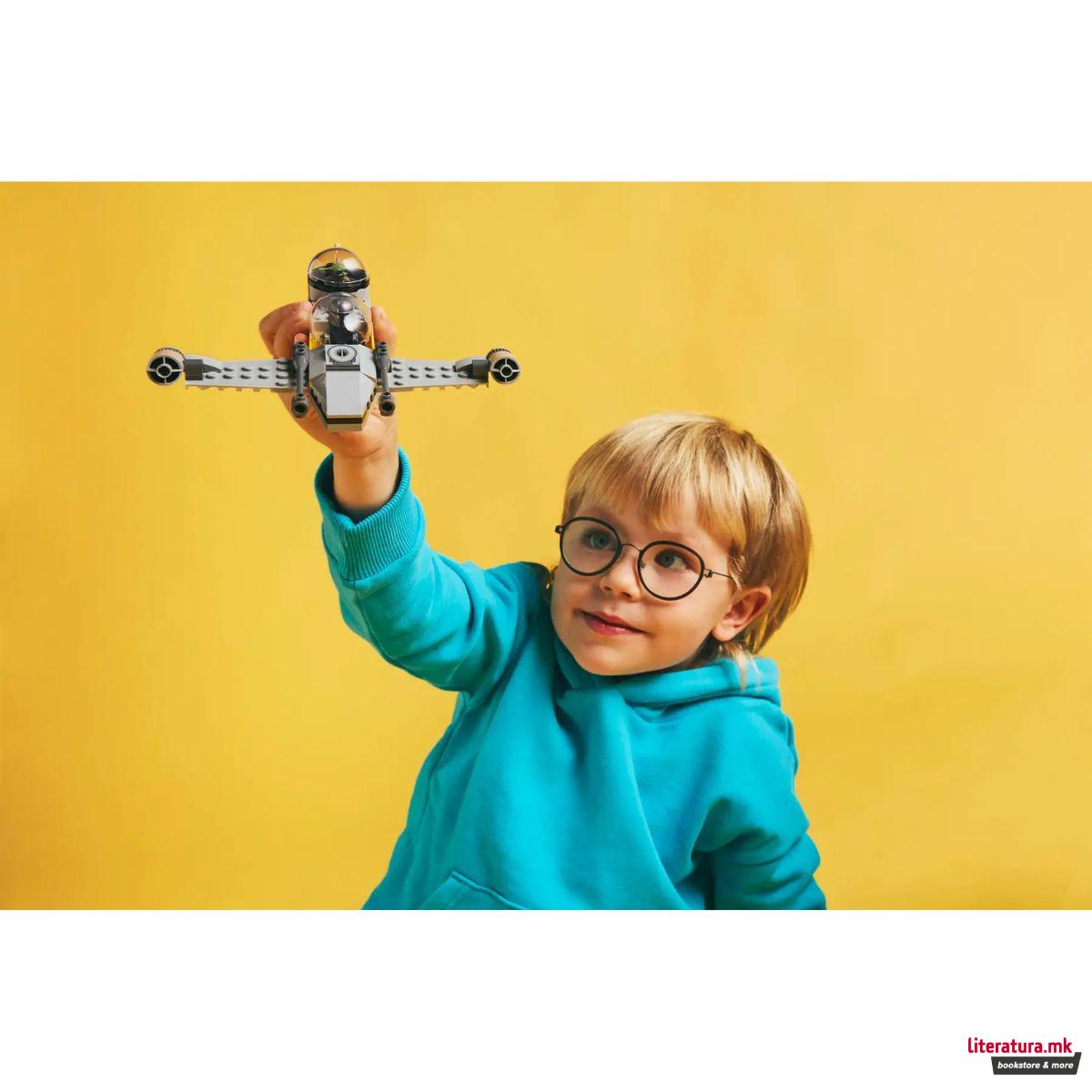 LEGO коцки, Star Wars, Mando and Grogu's N-1 Starfighter™ 