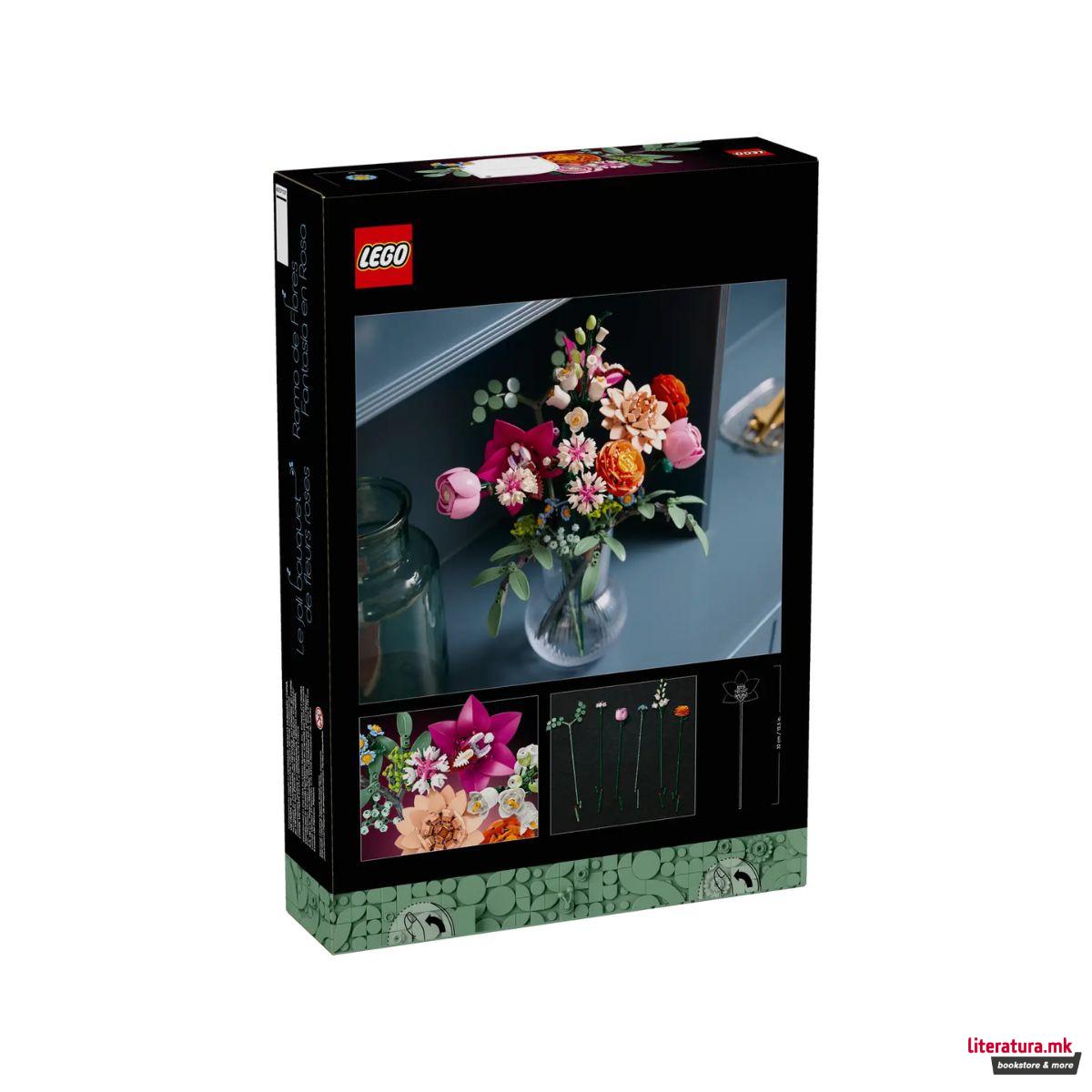LEGO коцки, Botanicals, Pretty Pink Flower Bouquet 