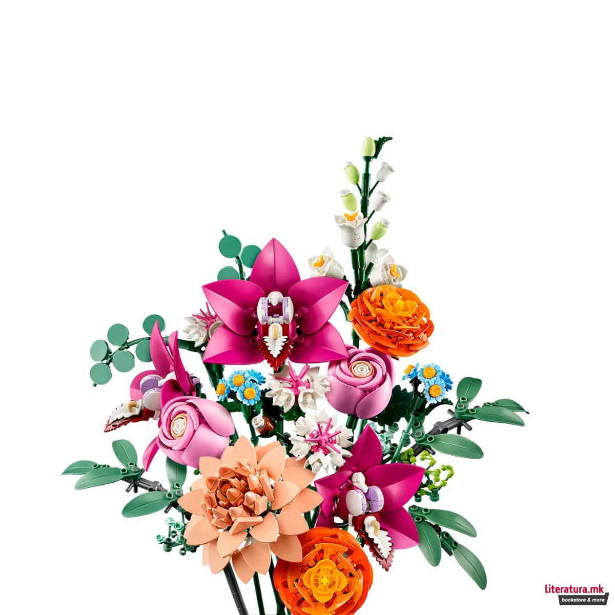 LEGO коцки, Botanicals, Pretty Pink Flower Bouquet 