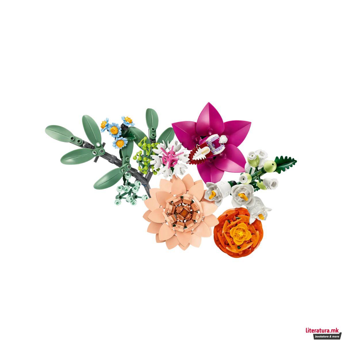 LEGO коцки, Botanicals, Pretty Pink Flower Bouquet 