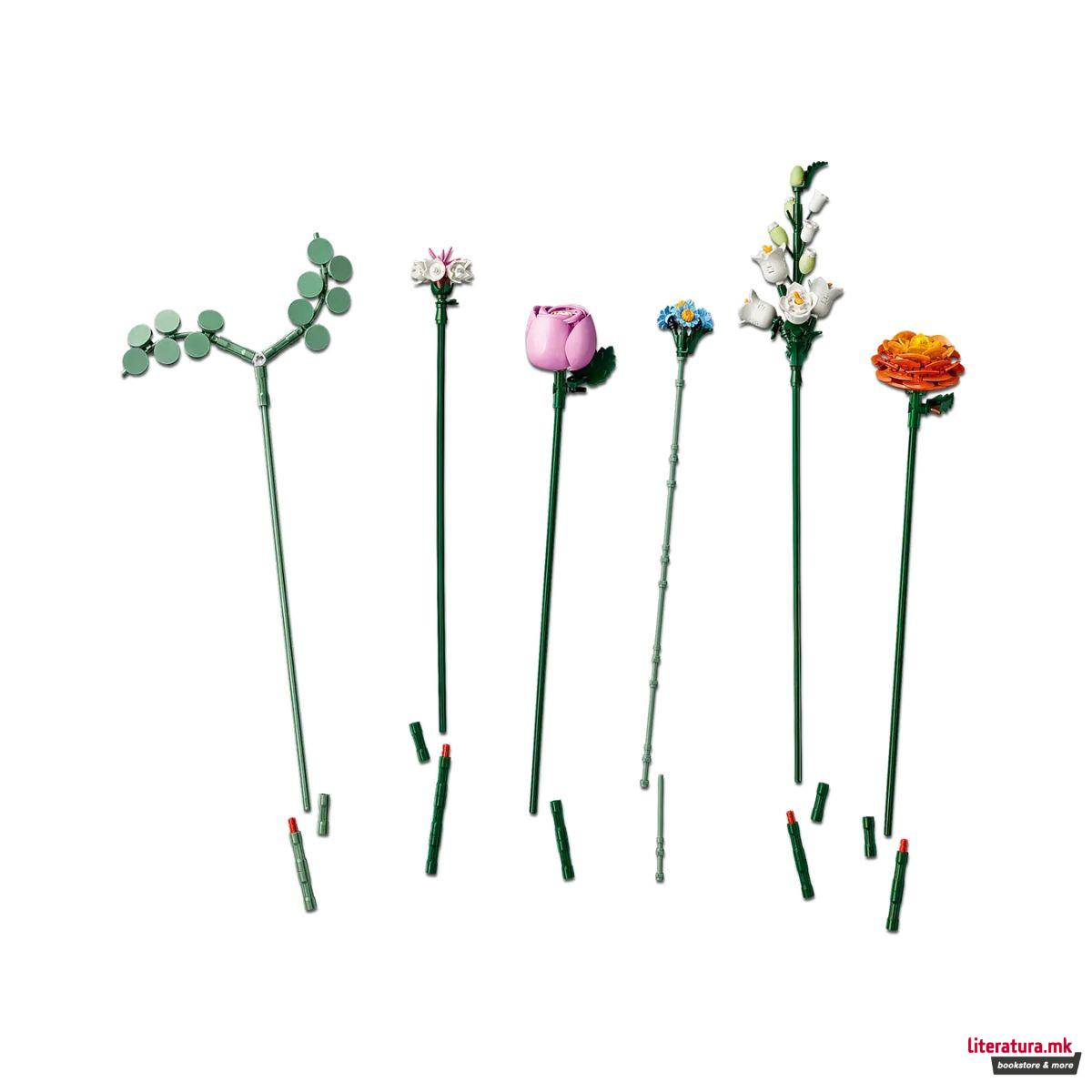 LEGO коцки, Botanicals, Pretty Pink Flower Bouquet 