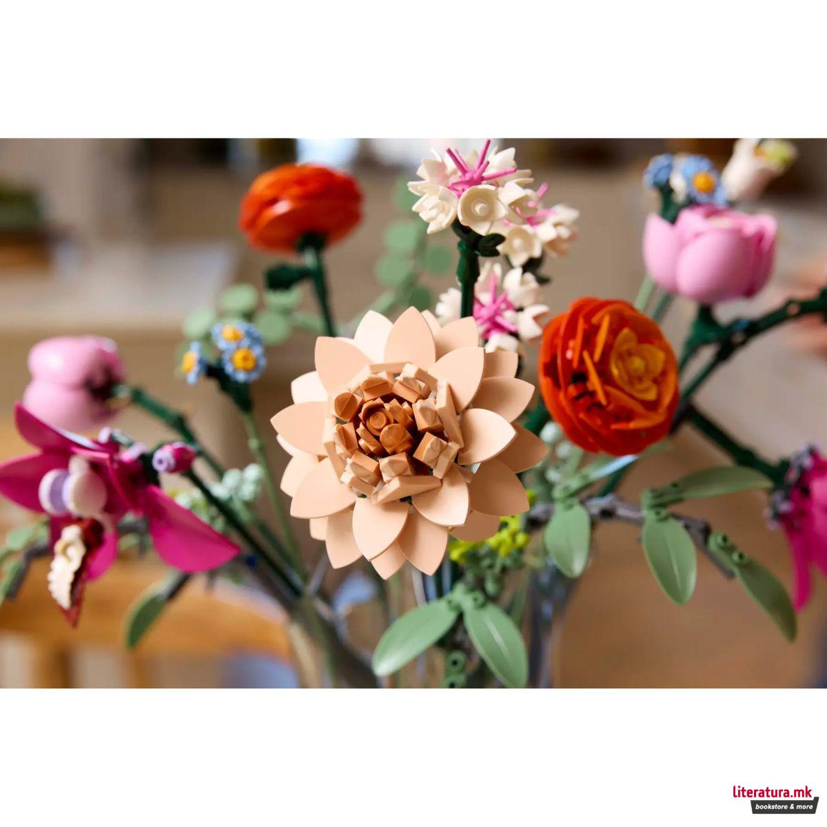 LEGO коцки, Botanicals, Pretty Pink Flower Bouquet 