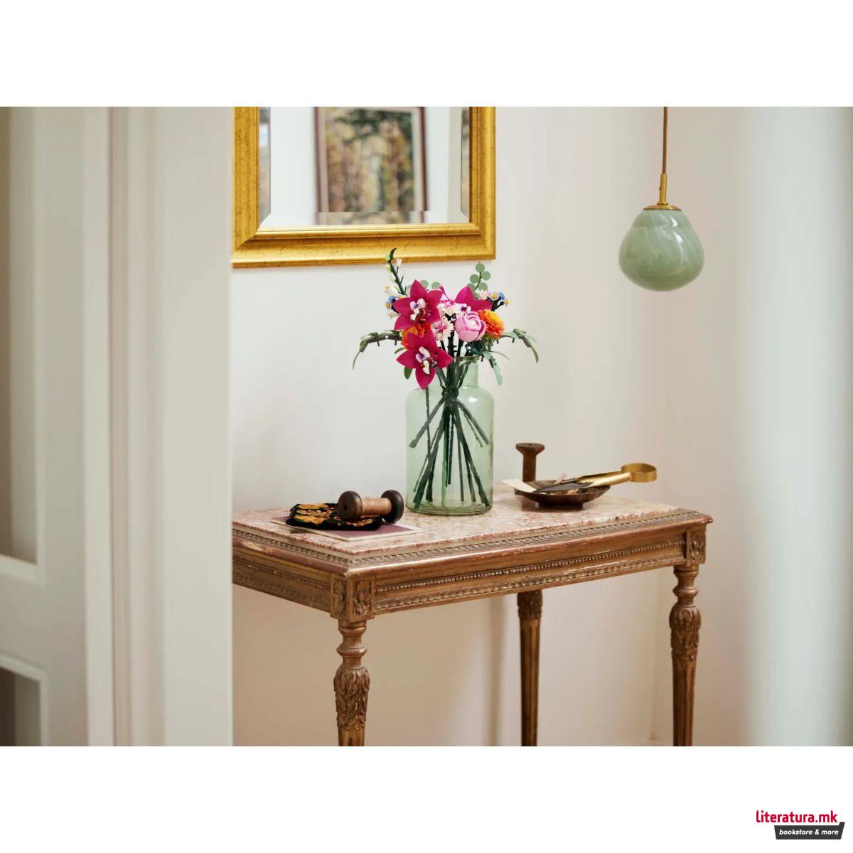 LEGO коцки, Botanicals, Pretty Pink Flower Bouquet 