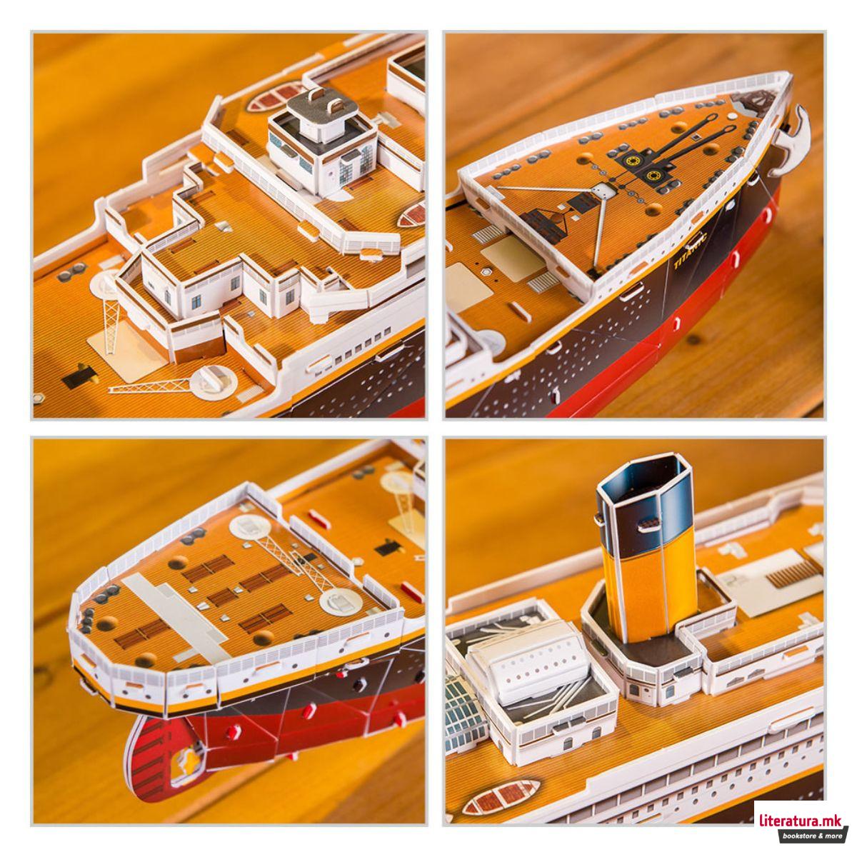 3D сложувалка, RMS Titanic, 113 парчиња 