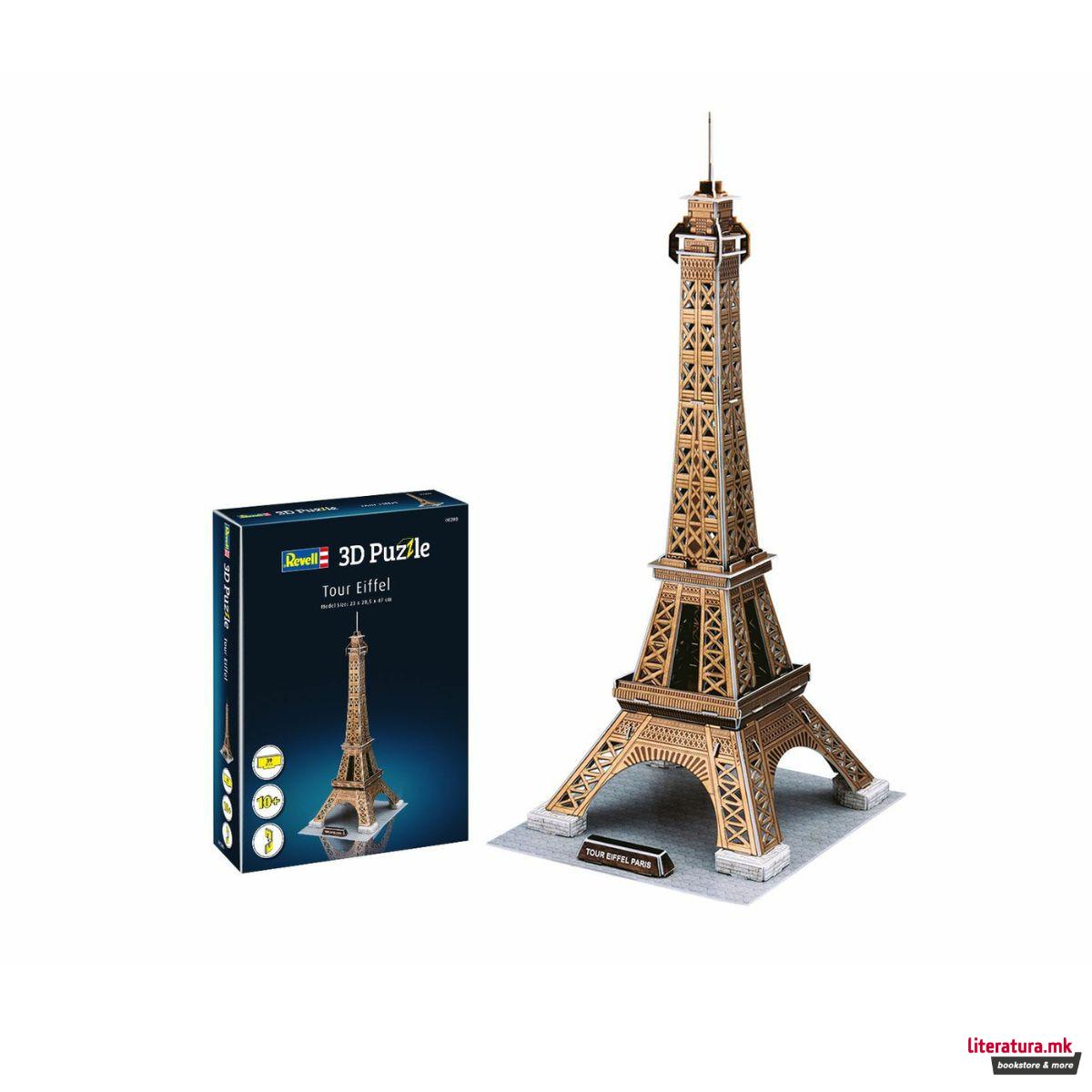 3D сложувалка, Eiffel Tower, 39 парчиња 