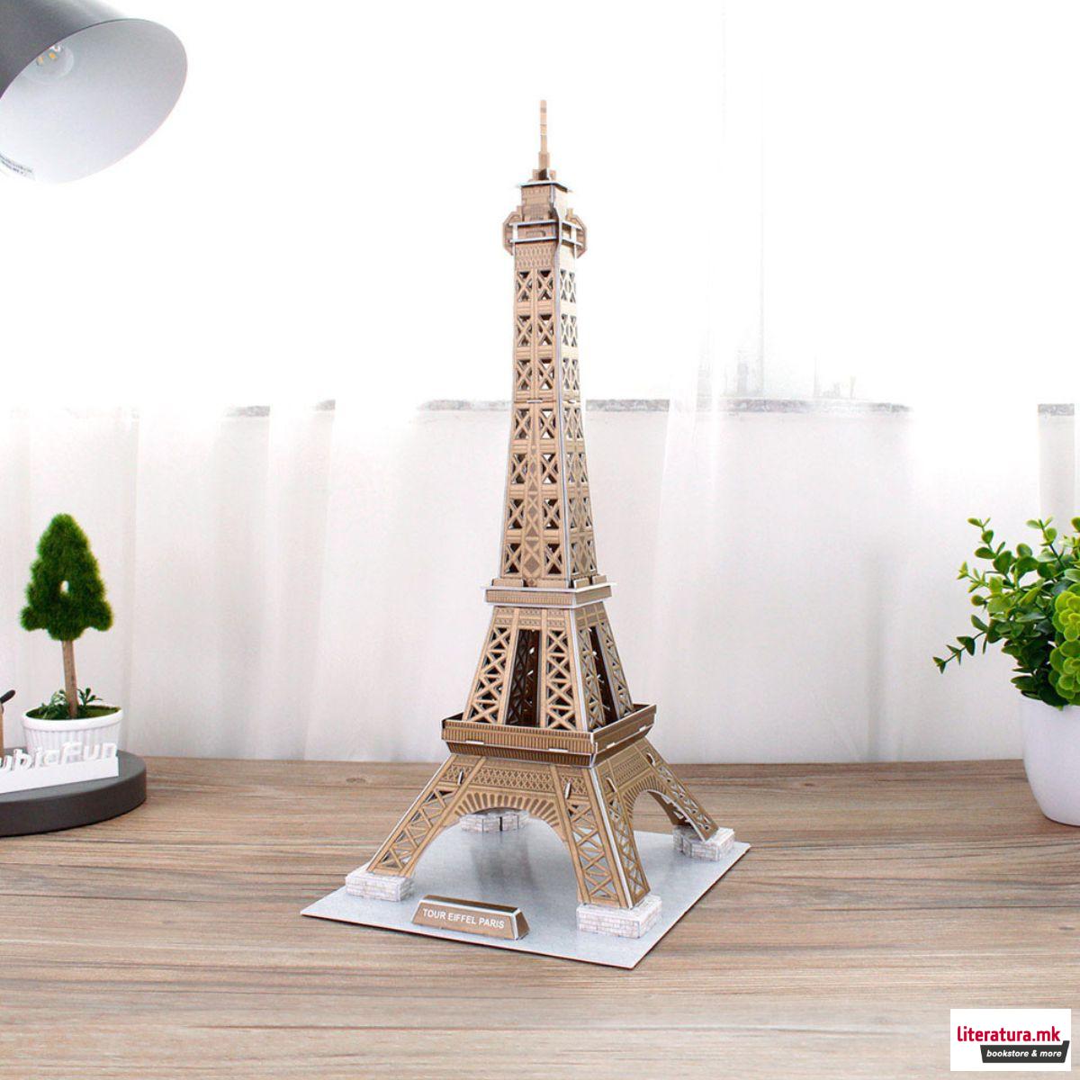 3D сложувалка, Eiffel Tower, 39 парчиња 