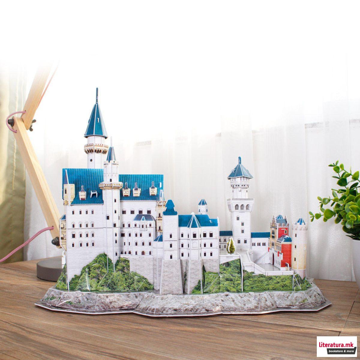 3D сложувалка, Neuschwanstein Castle, 121 парчиња 