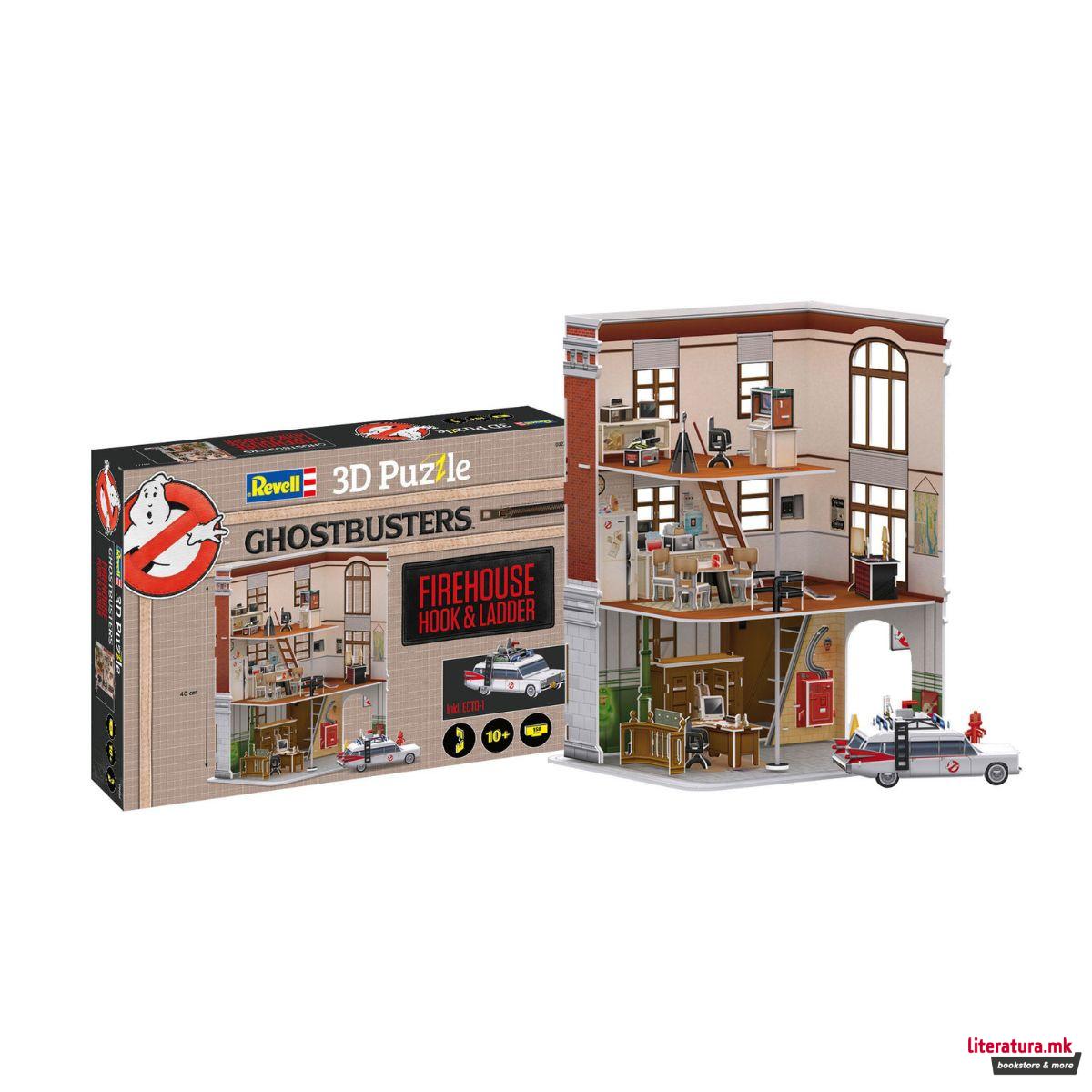 3D сложувалка, Ghostbusters - Firehouse Hook - Ladder, 158 парчиња
