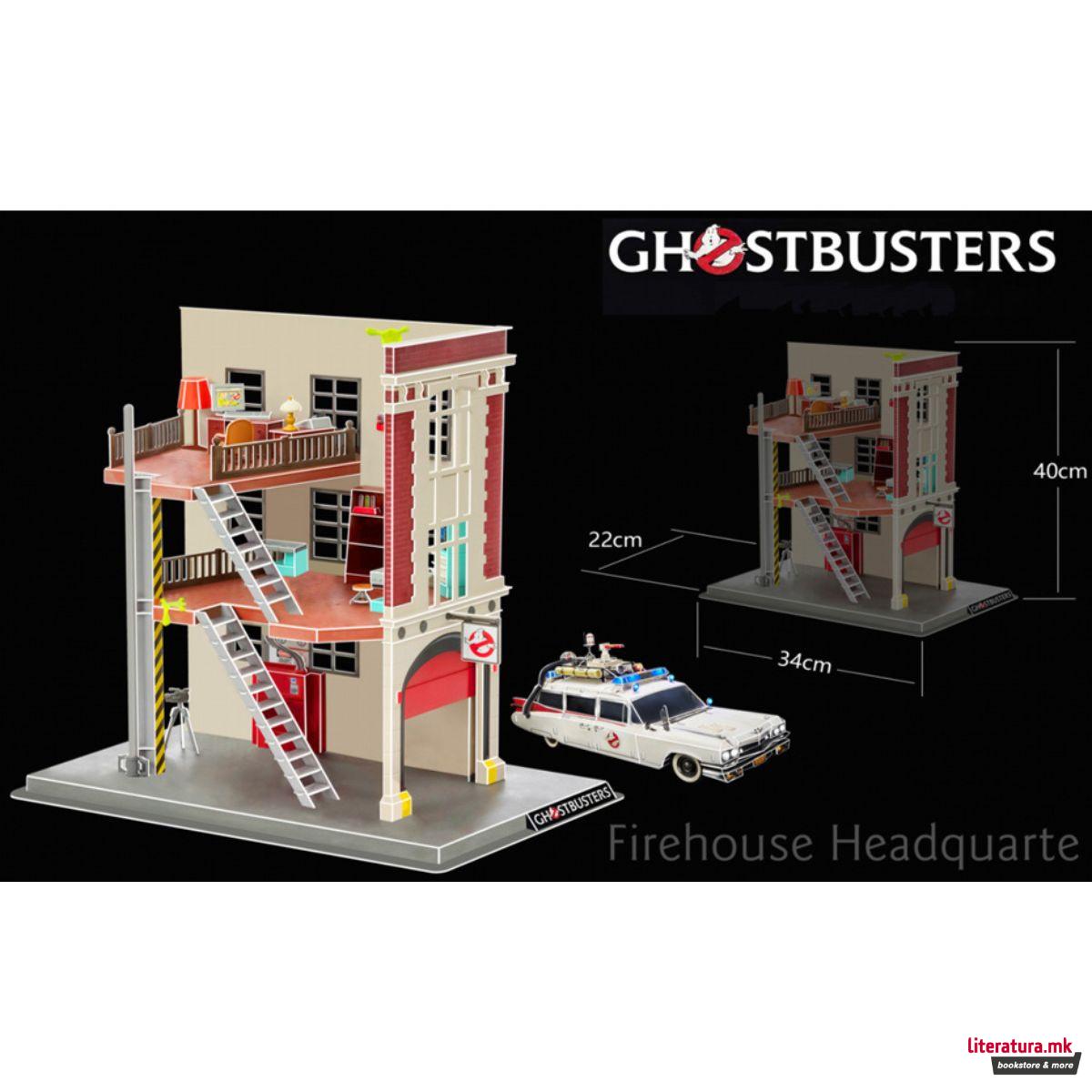 3D сложувалка, Ghostbusters - Firehouse Hook - Ladder, 158 парчиња