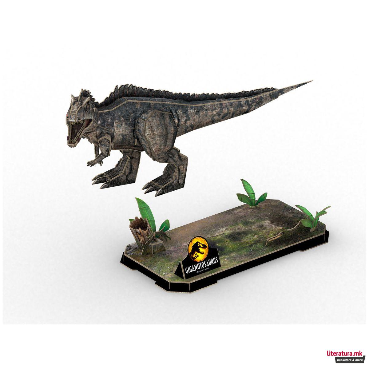 3D сложувалка, Jurassic World Dominion - Giganotosaurus, 60 парчиња 