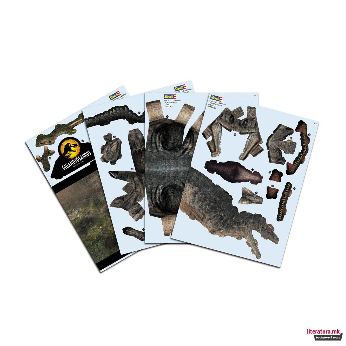 3D сложувалка, Jurassic World Dominion - Giganotosaurus, 60 парчиња 