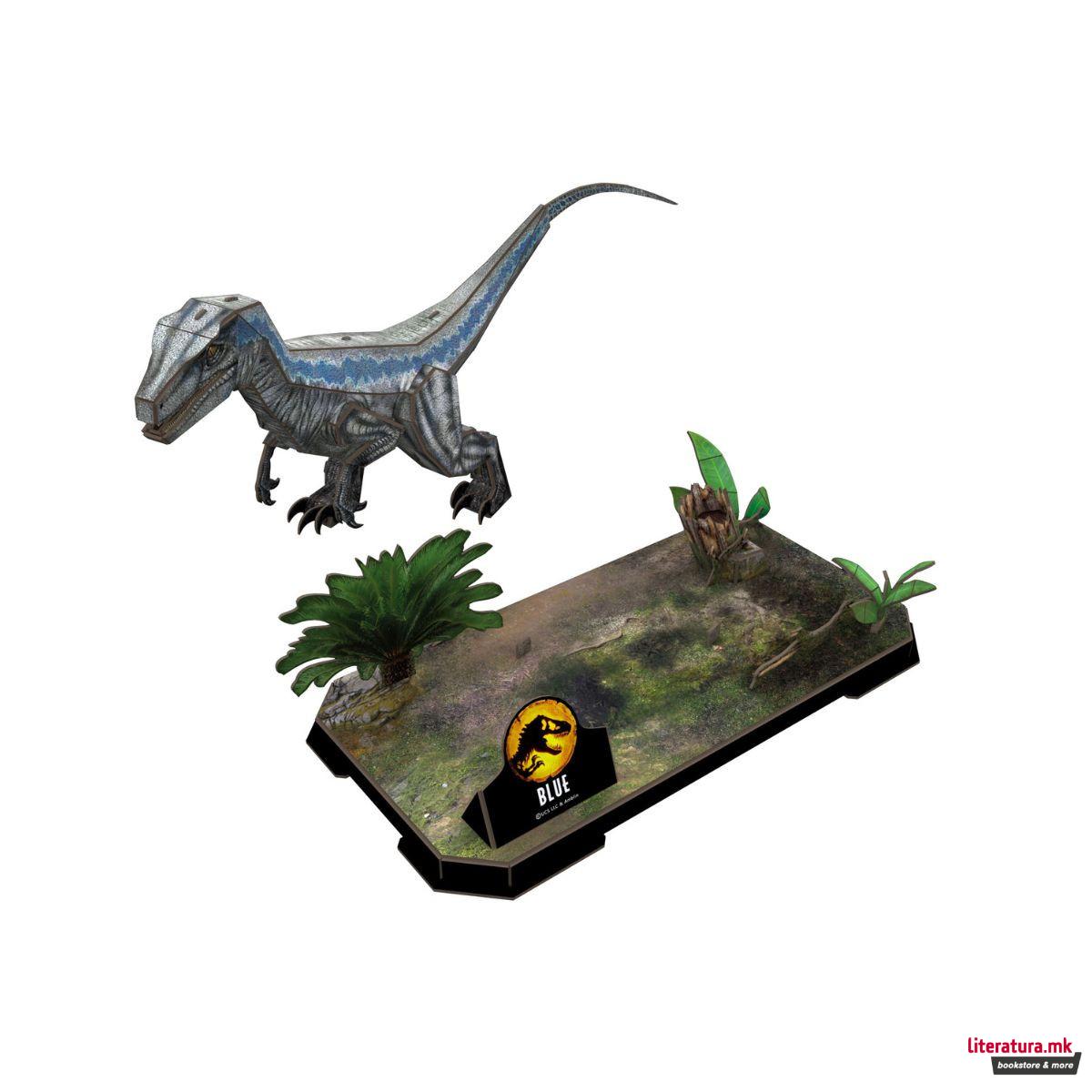 3D сложувалка, Jurassic World Dominion - Blue, 57 парчиња 