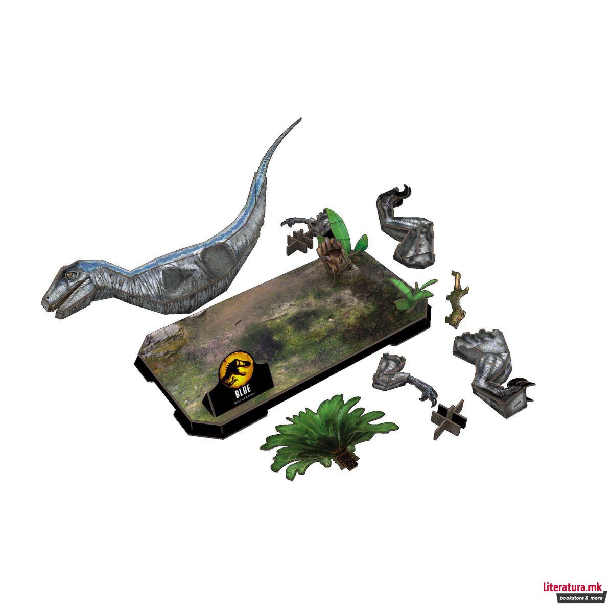 3D сложувалка, Jurassic World Dominion - Blue, 57 парчиња 