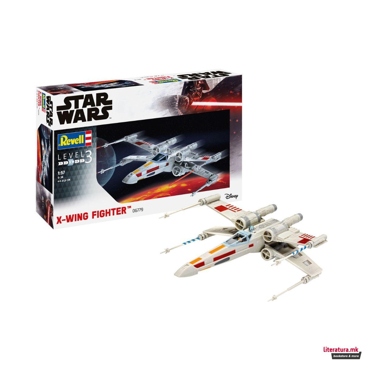 Макета, Star Wars - X-wing Fighter, 1:57 