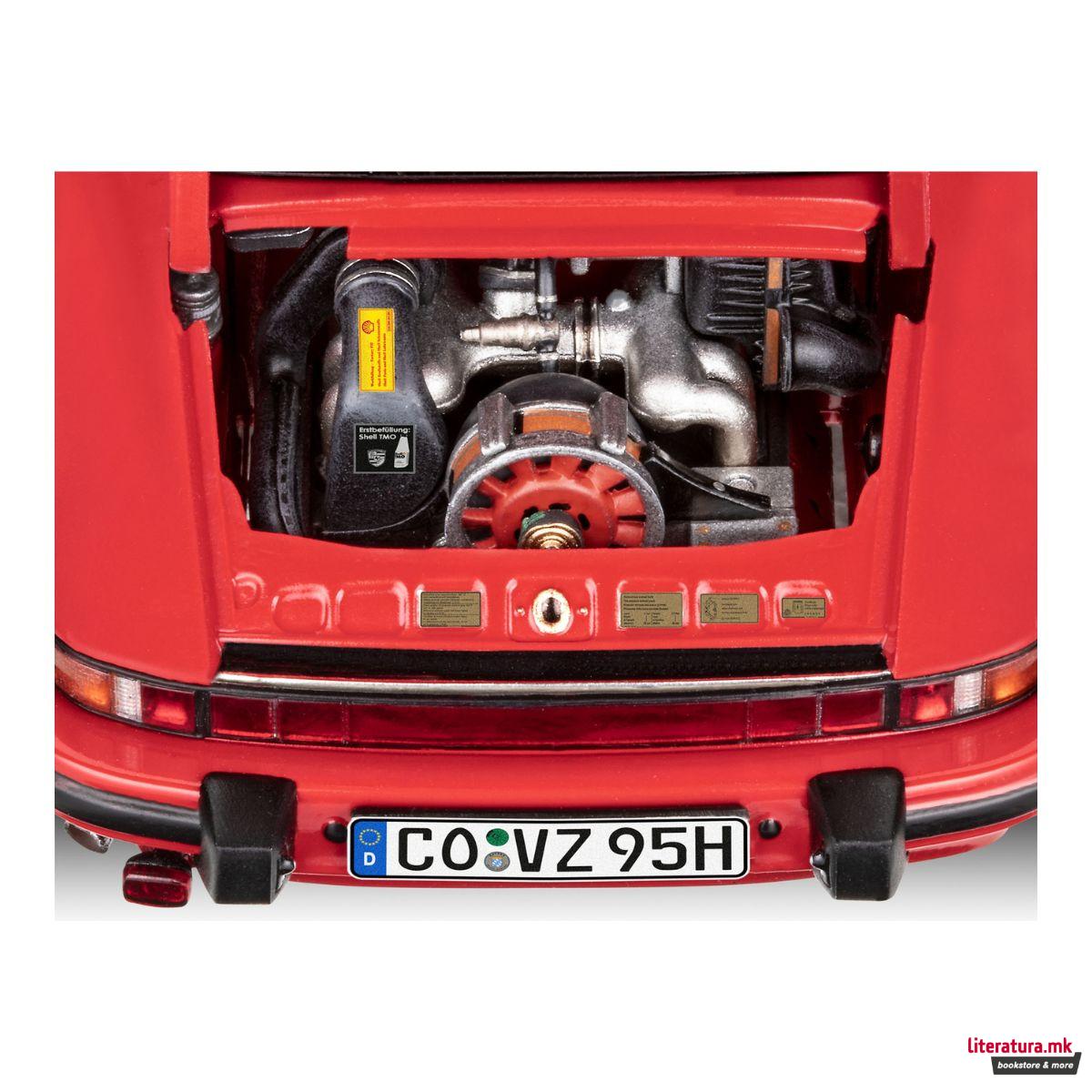 Макета + бои и алатки, Model Set Porsche 911 Carrera 3.2 Targa (G-Model), 1:24 