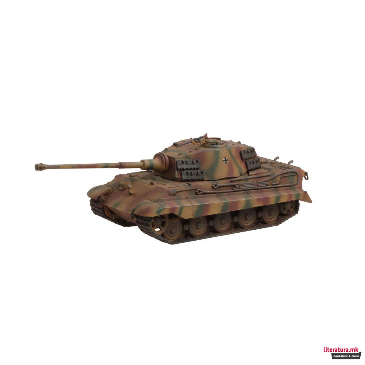 Макета + бои и алатки, Model Set Tiger II Ausf. B, 1:72 