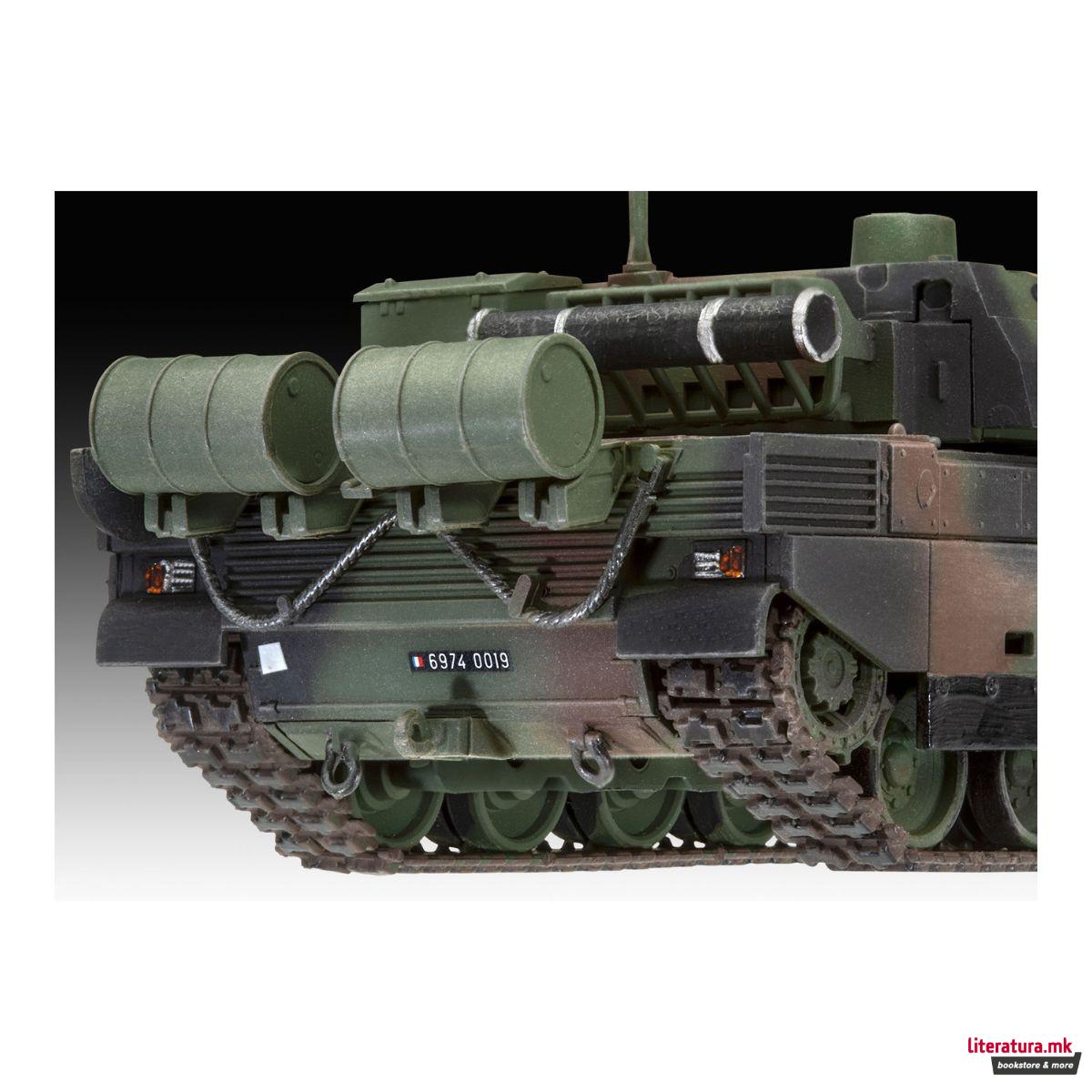 Макета + бои и алатки, Model Set Leclerc (T.5), 1:72 