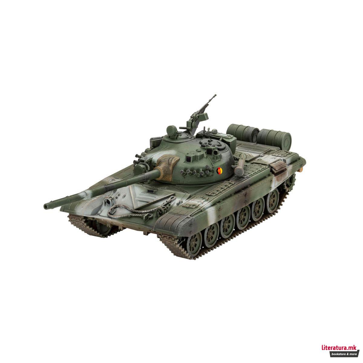 Макета + бои и алатки, Model Set T-72 M1, 1:72 