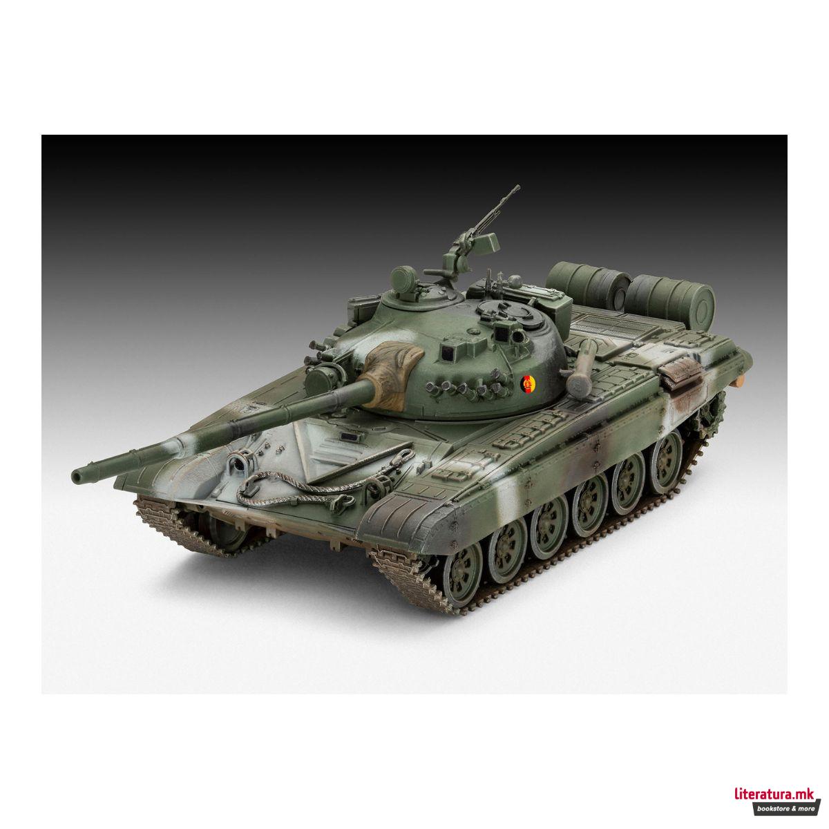 Макета + бои и алатки, Model Set T-72 M1, 1:72 