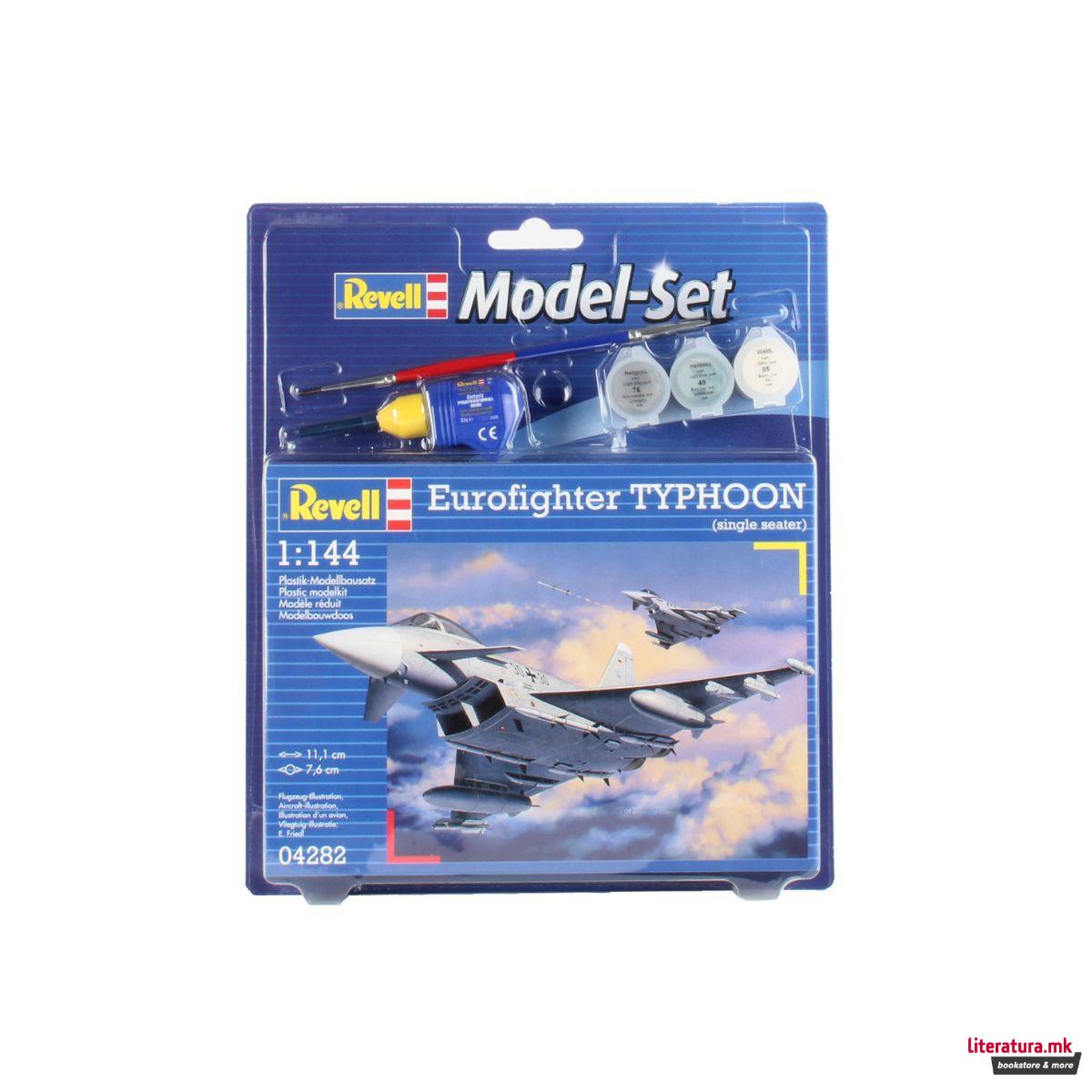 Макета + бои и алатки, Model Set Eurofighter Typhoon, 1:144 