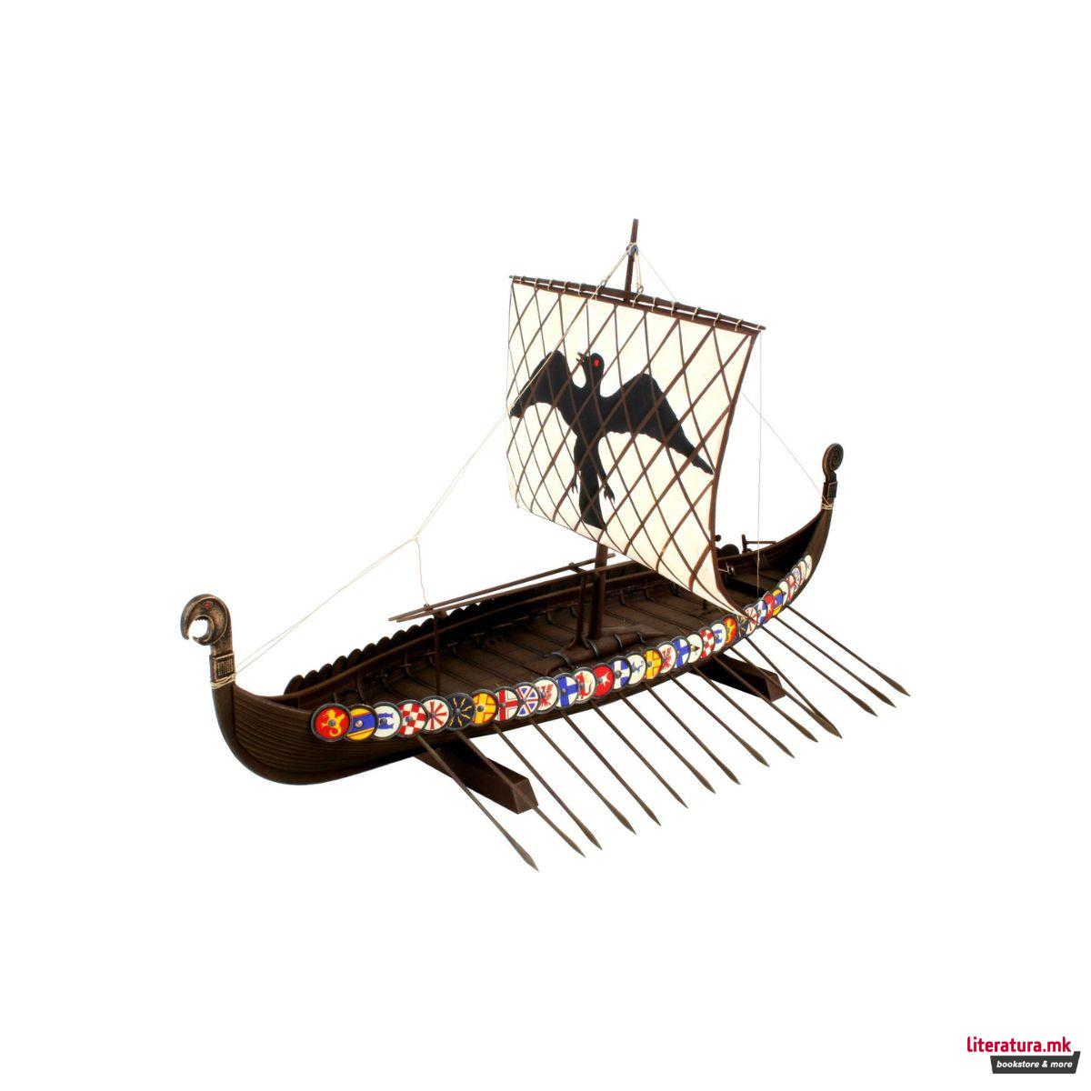 Макета + бои и алатки, Model Set Viking Ship, 1:50 